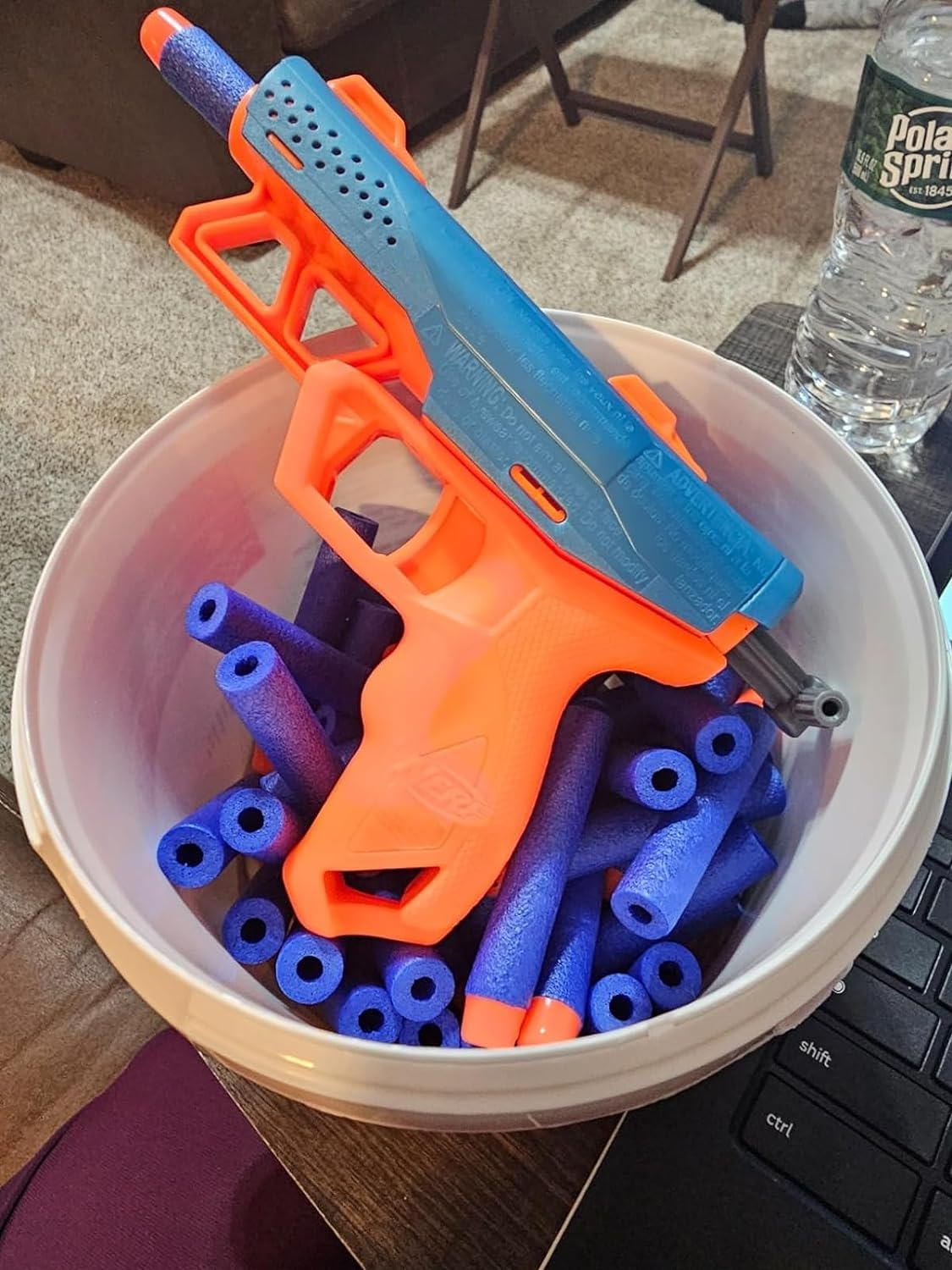 100 Nerf N Strike Blaster Compatible Dart Bullets, 100Pcs Nerf Bullet Refill Darts Ammo Premium Foam Bullets Pack Compatible for Nerf N-Strike Elite Guns image number 3