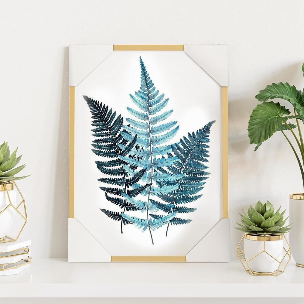 100Pack Adjustable Cardboard Corner Protectors, Fit 1-2.1In Frames, White