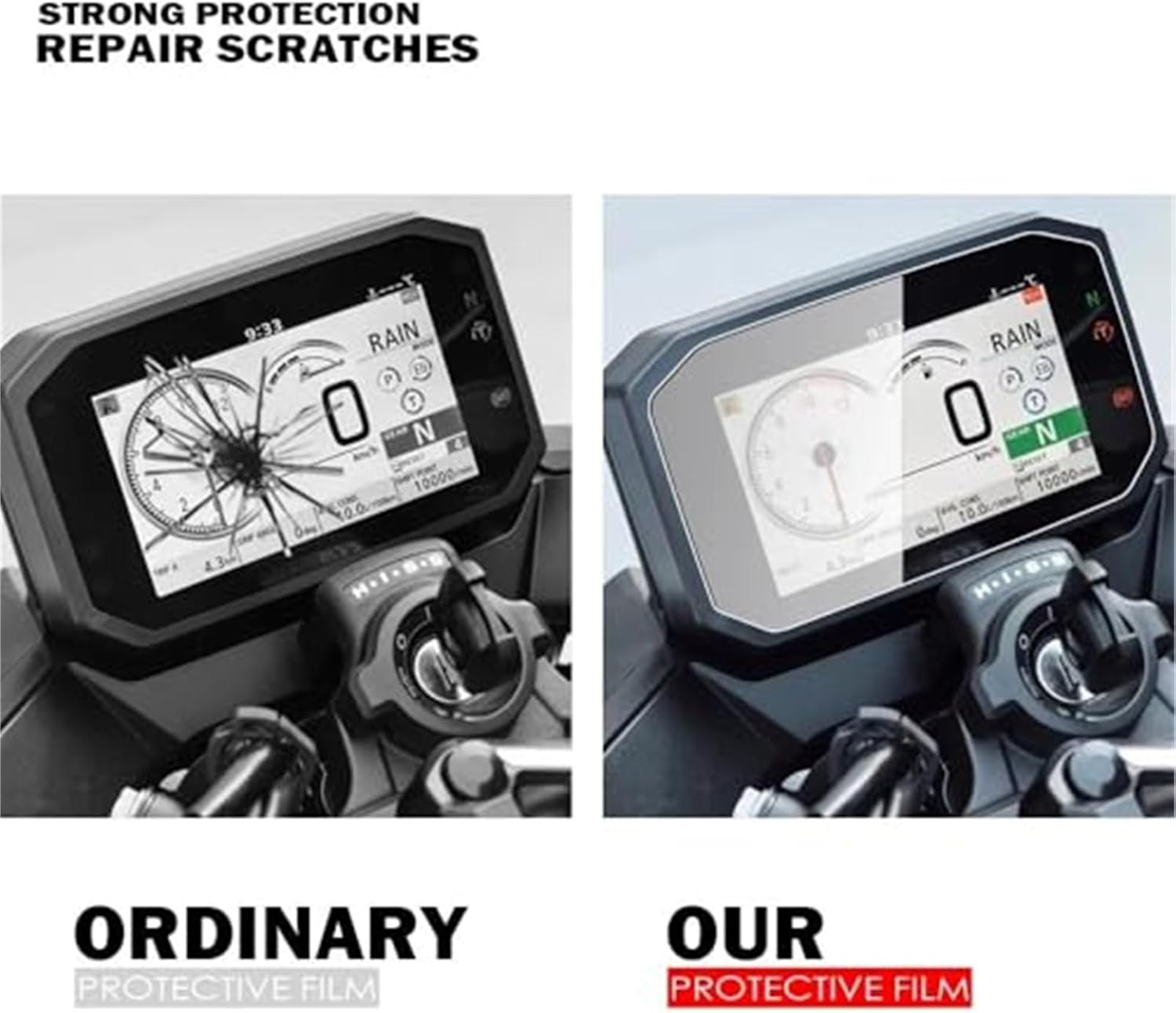 Screen Protector, for XL 750 Accessories Motorcycle Dashboard Screen Protector Screen TPU Protectation Membrane XL750, for TRANSALP 2023 Motorcycle Dashboard Screen Protector