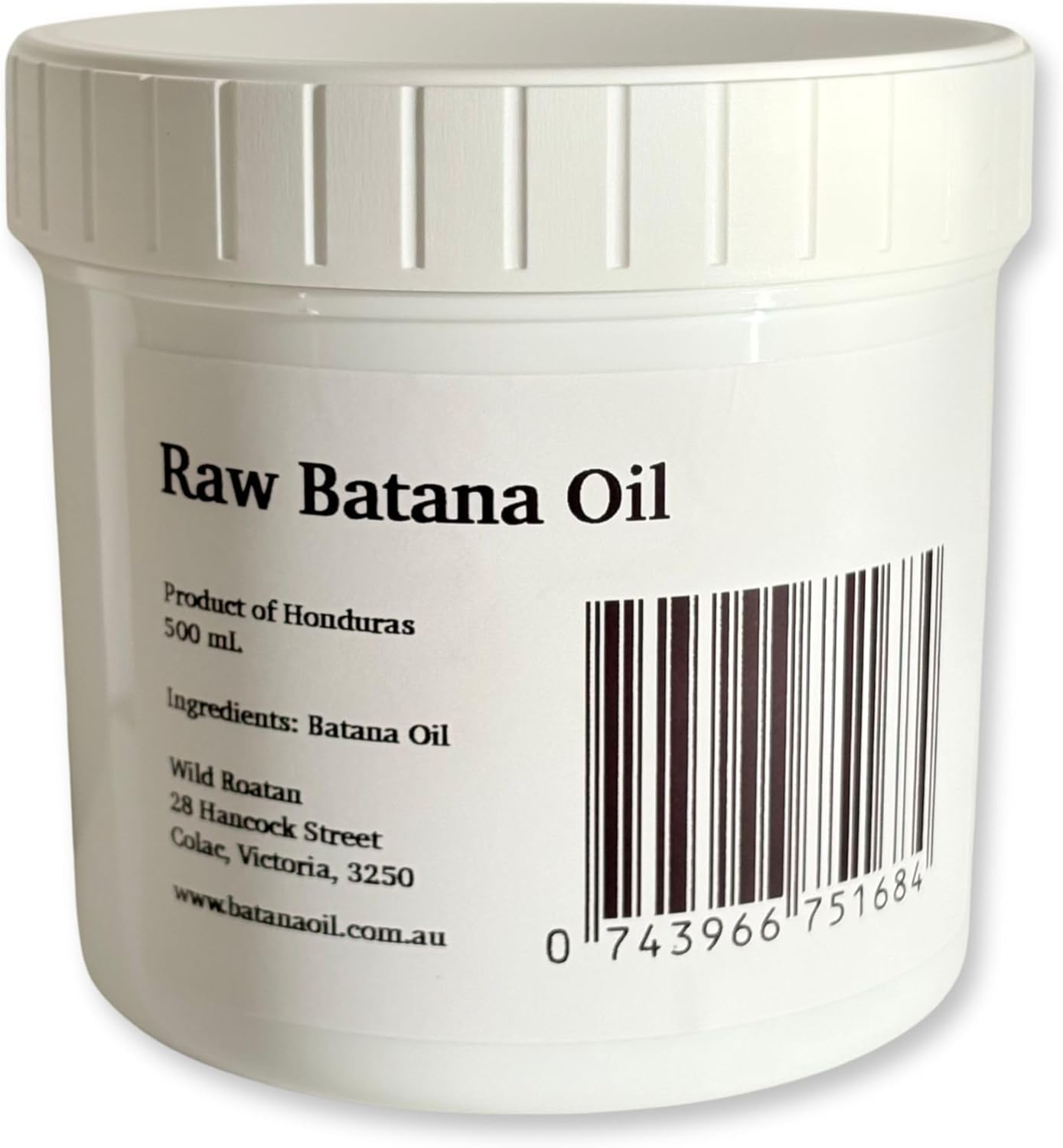 Raw Batana Oil from Honduras | 100% Pure & Natural | Hair Growth & Scalp Treatment for Men & Women | Batana Oil Specialist | Honduran Owned Company | 500Ml