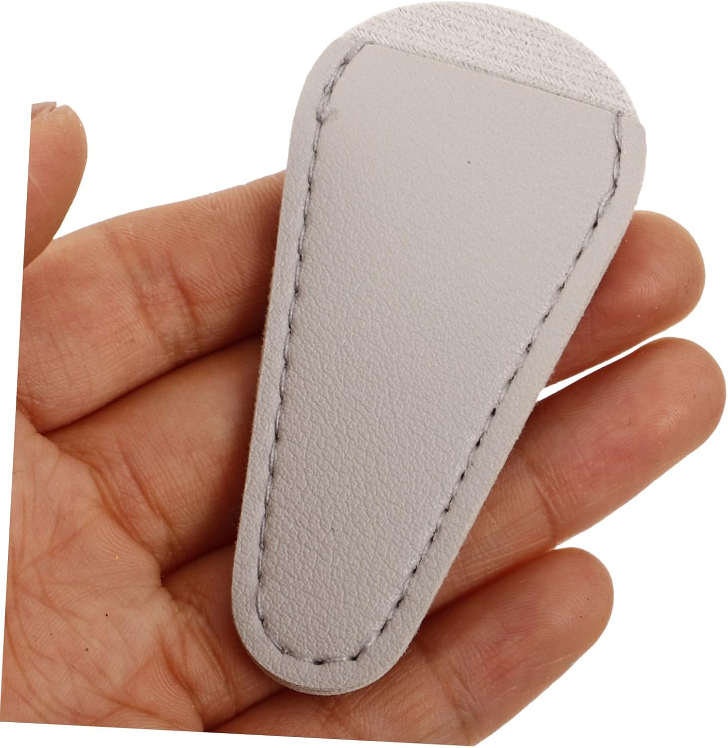 4Pcs Cuticle Nipper Protector Soft PU Leather Scissors Covers Nail Manicure Tool for Salon Use Protective Case image number 4