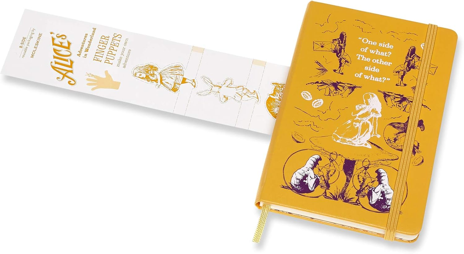 Moleskine - 2020 Limited Edition Alice in Wonderland Diary - Weekly Notebook - Pocket - Yellow image number 5