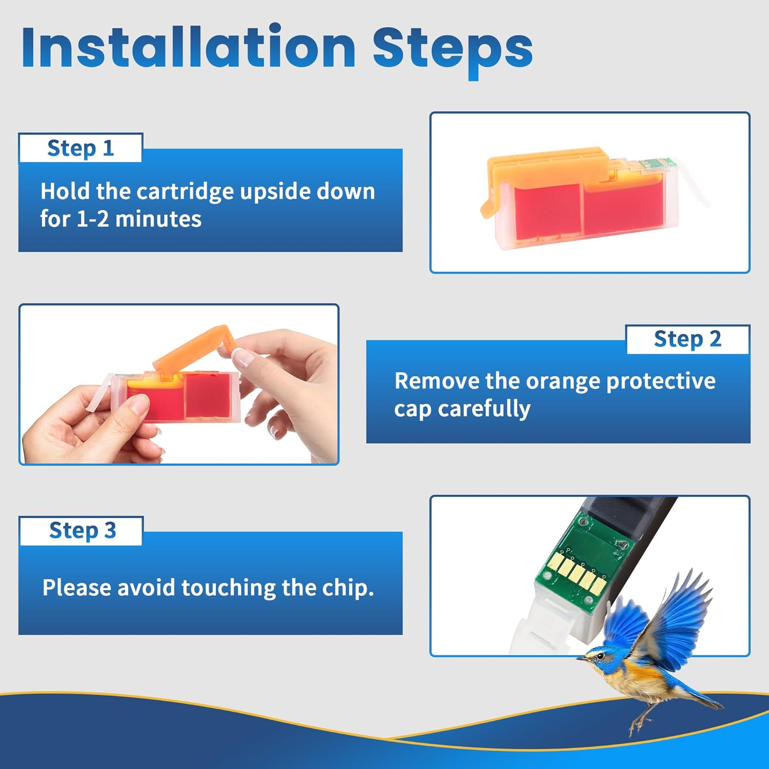 Printer Cartridges Compatible with Canon PGI-520 CLI-521 Pixma Ip3600 Ip4600 Ip4700 MP550 MP540 MP560 MP620 MP630 MP640 MP980 MP990 MX870 MX860 (Pack of 9)