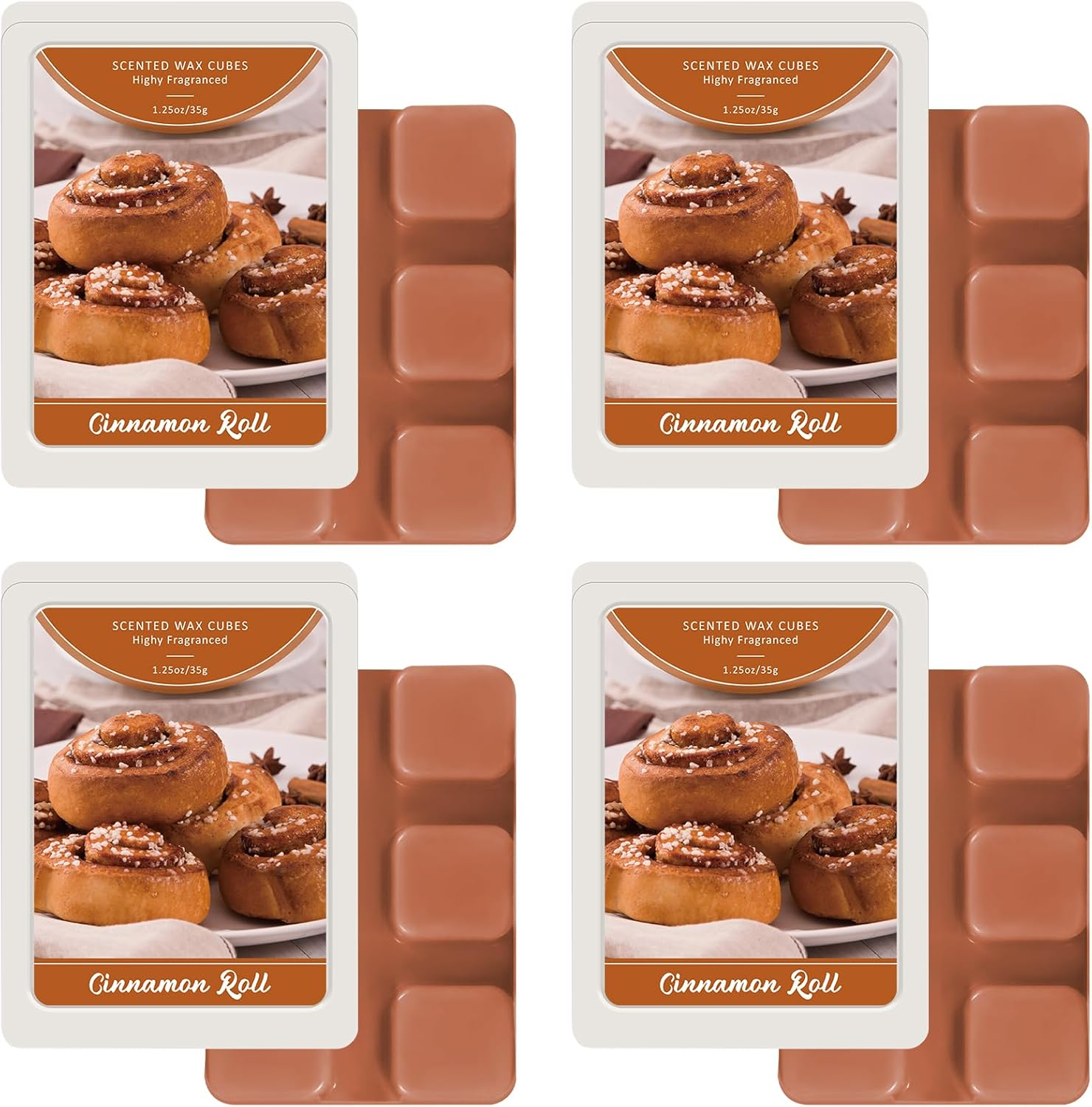 LA BELLEF&Eacute;E Wax Melts, Cashmere Scent Wax Cubes 4 Pack, Soy Wax for Candle Making,Wax Cubes, Christmas Decoration and Home Fragrance