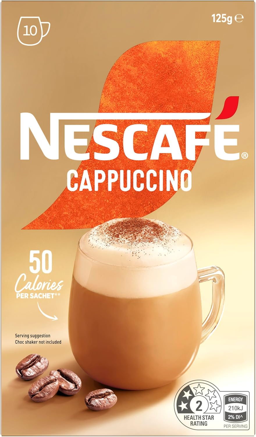 Nescafe Menu Cappuccino Instant Coffee 12.5 G (Pack of 10) image number 6