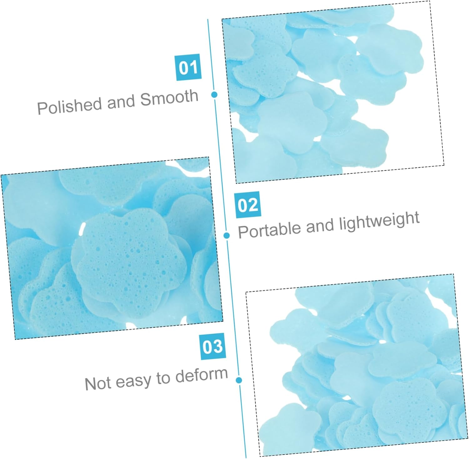 Portable Travel Soap Slices Antibacterial Hand Wash Soap Sheets Milk Scent Small Box for Children and Students Outdoor Camping Hiking Personal Care image number 1