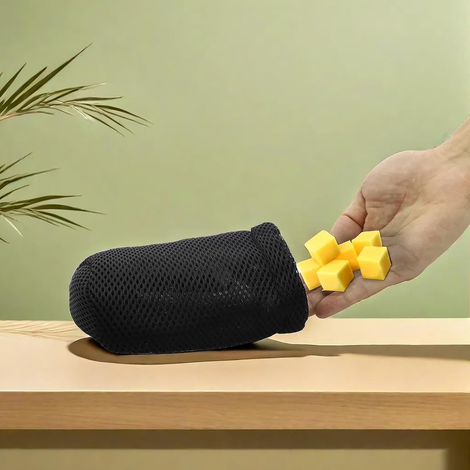 3 Pack Exfoliating Soap Saver Bag for Small and Remained Soap, Deep Clean Large Bar Soap Pouch Four-Sided Soap Scrubber Pouch, Non-Slip Mesh Foaming Soap Saver Pouch for Hand Body Wash image number 2