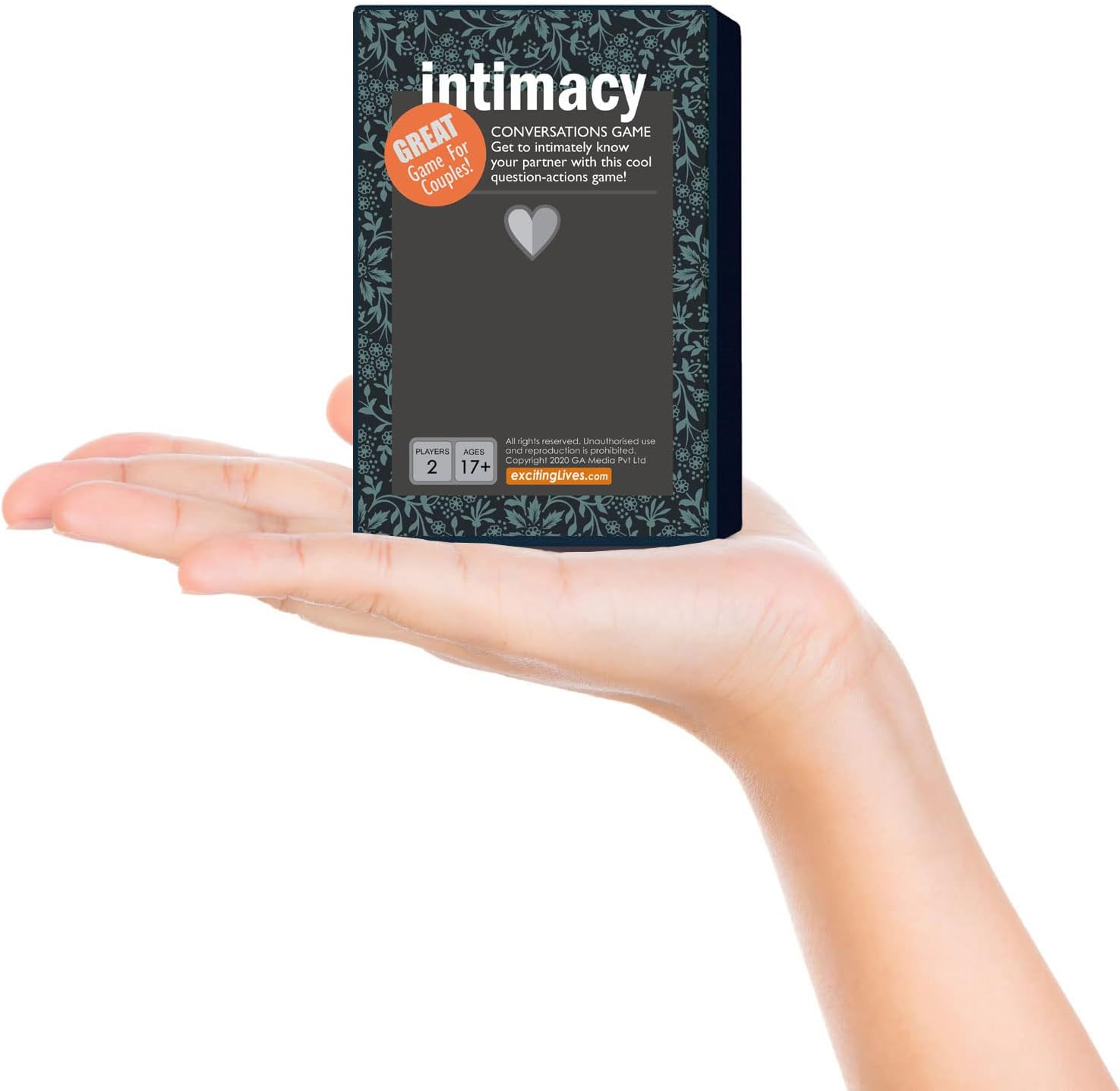 Intimacy: a Romantic Conversation Game with Exciting Questions & Actions for Couples Fun - Great Conversations and Fun Challenges for Date Night - Perfect Romantic Game for Couple image number 2