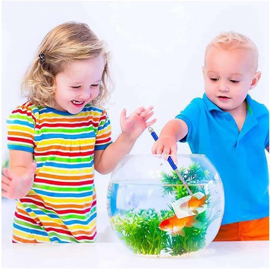 2 Pcs Small Telescopic Shrimp Net,Telescopic Fish Tank Shrimp Net,For Small Fish Shrimp Insect,Aquarium Fish