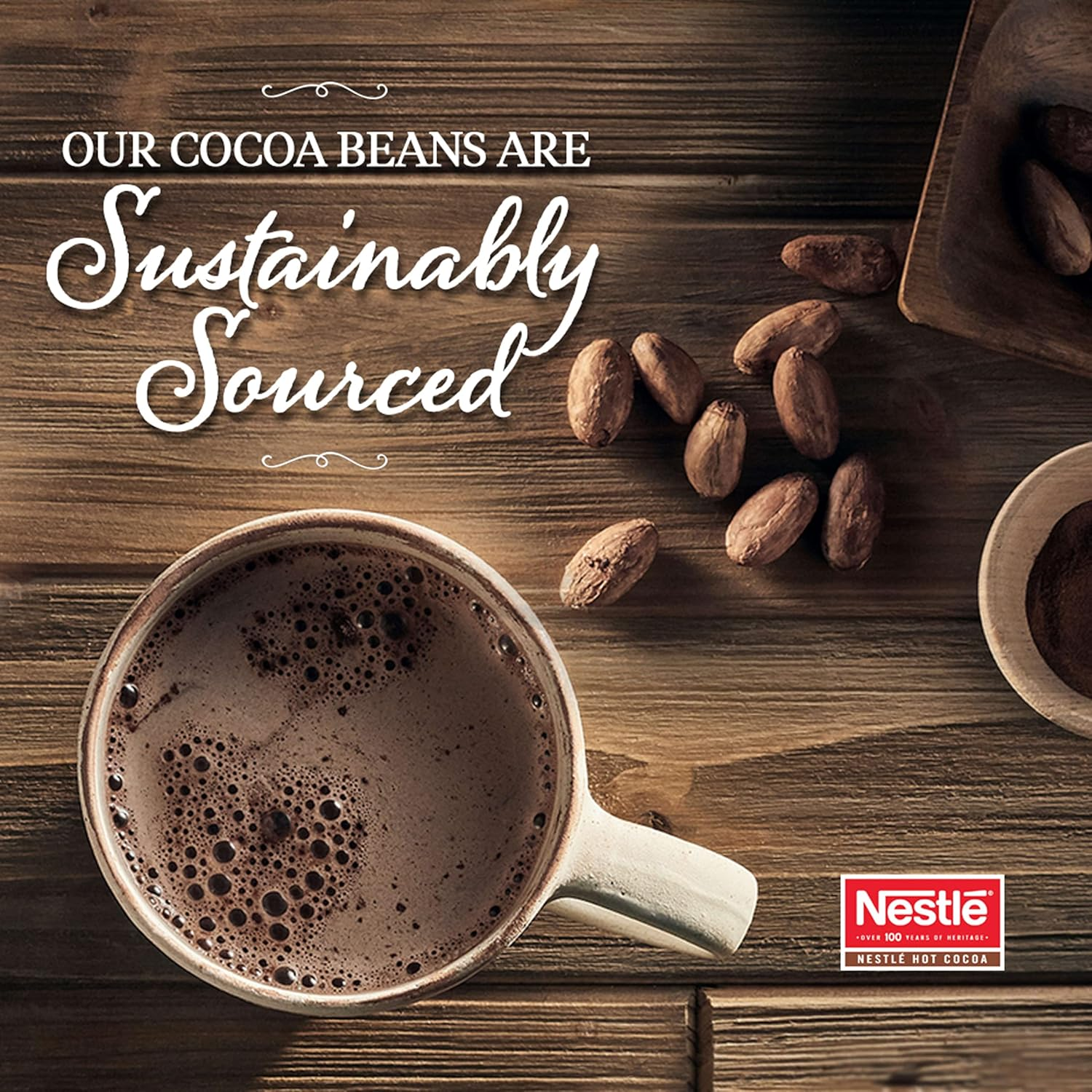 Nestle Abuelita Hot Cocoa, Authentic Mexican Hot Chocolate, Instant, Bulk for Schools and Holiday Parties, 2 Lb Bag image number 4