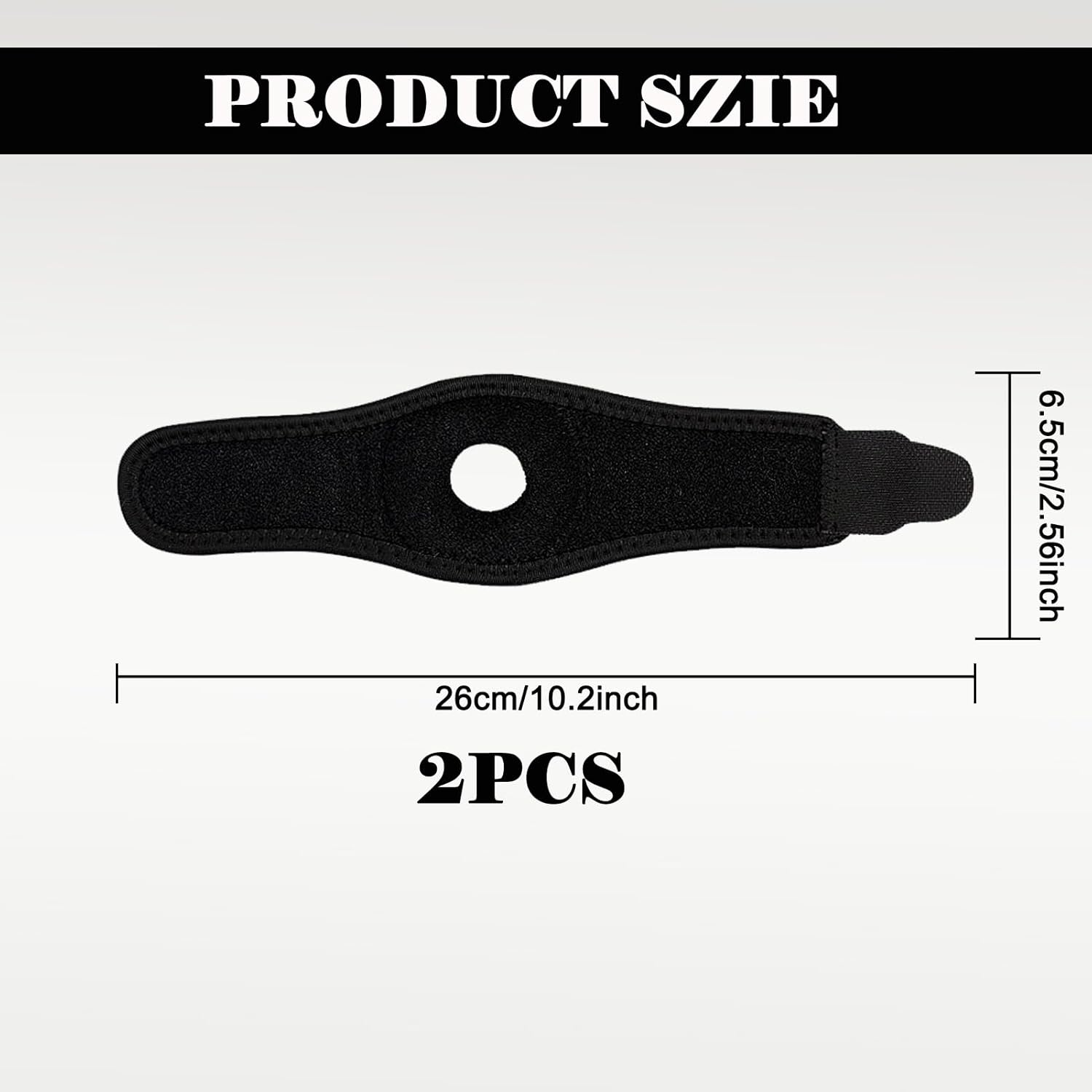 2 PCS TFCC Wrist Brace, Adjustable Wrist Widget, Wrist Support Strap for Weight Bearing Strain Pain Relief, Strap for TFCC Tear - Ulnar Sided Wrist Pain, Left and Right Straps for Exercise (Black) image number 3