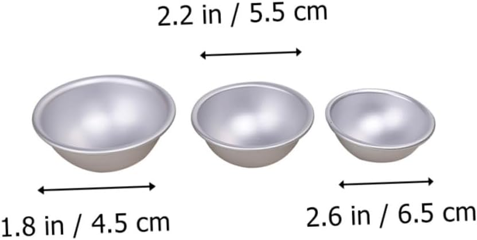 KALLORY 24Pcs Semicircle Bath Bomb Molds Boys and Girls Bath Bombs for Women Shower Salt Balls image number 6