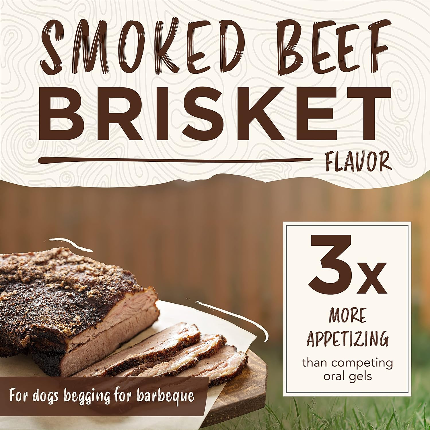 Tropiclean Enticers Teeth Cleaning Dog Gel Smoked Beef Brisket 118Ml image number 3