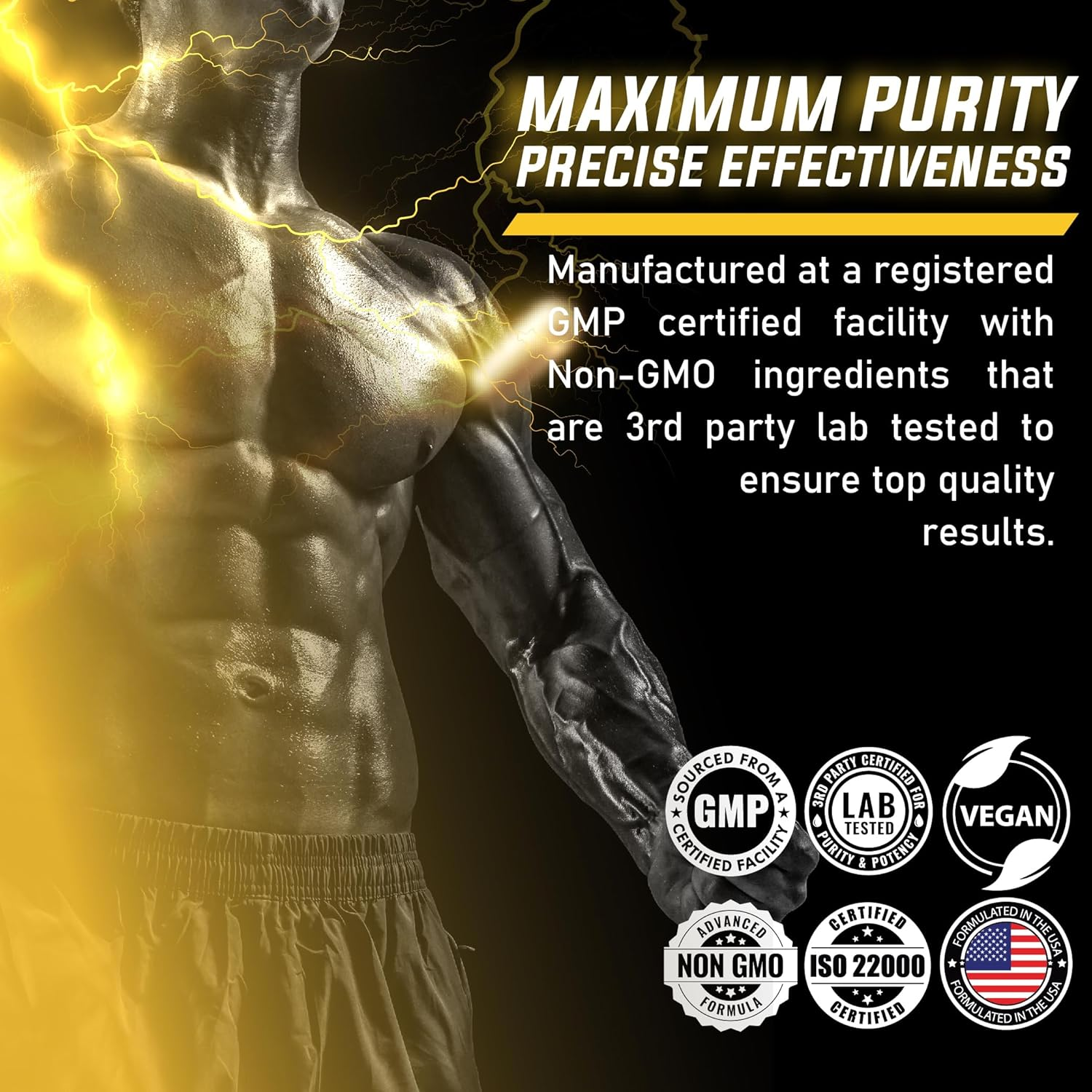 Magnesium Citrate with Zinc, Vitamin C, Vitamin B6-120 Capsules for 4 Month Supply image number 1