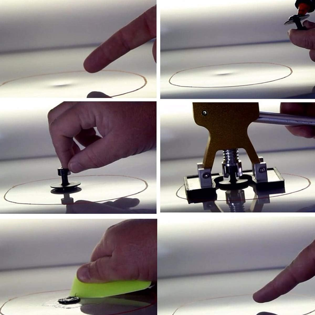 WHDZ Dent Repair Tools Dent Puller Paintless Removal Kit PDR Puller Grip PRO Slide Hammer T-Bar Puller Glue Puller Tabs for Vehicle SUV Car Auto Body Hail Damage Remove Tool &iexcl;&shy; 61007004 image number 6