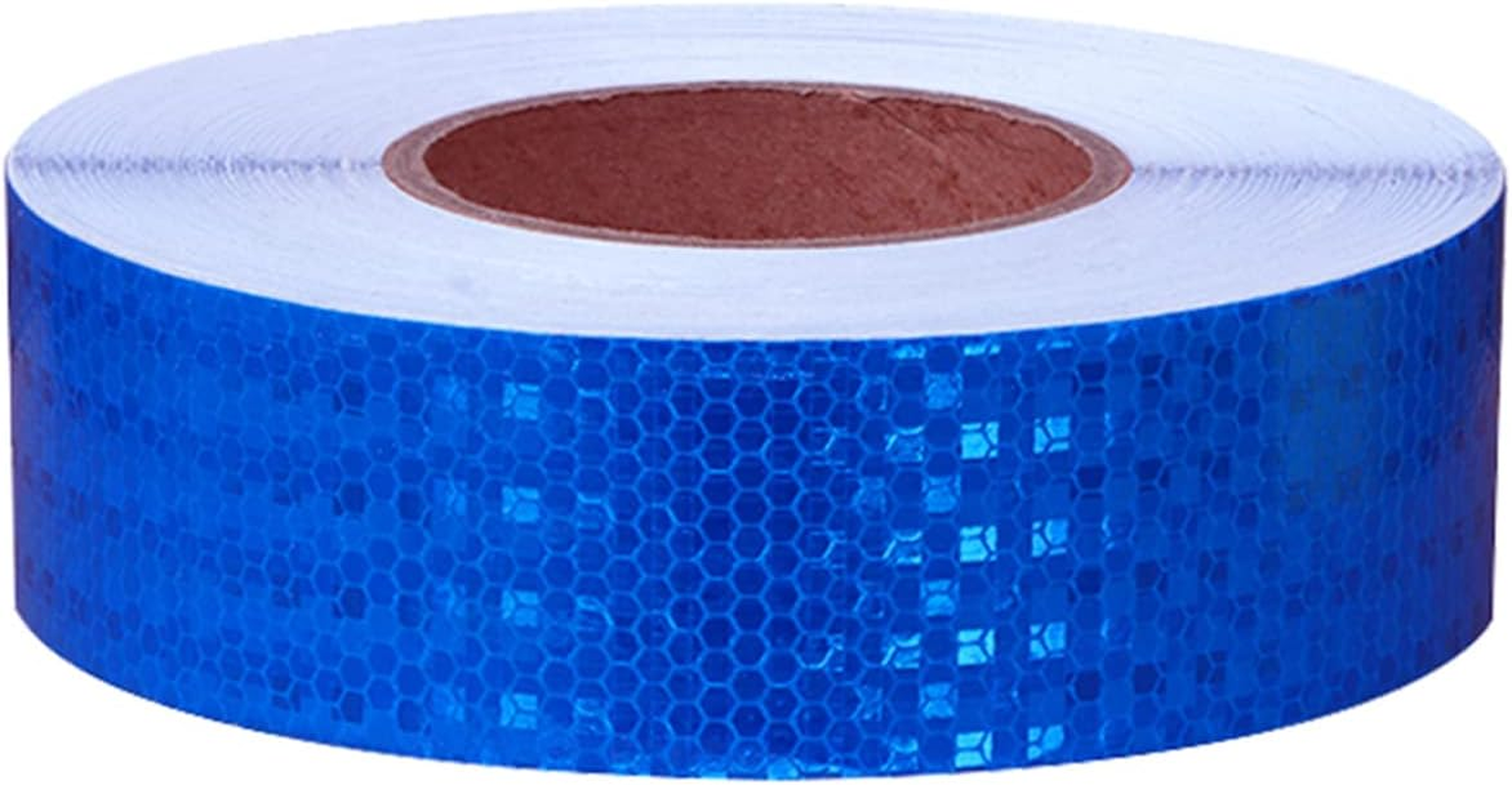 Reflective Tape Reflective Tape Warnig Tape Self-Adhesive High Intensity Reflective Sticker(Red)