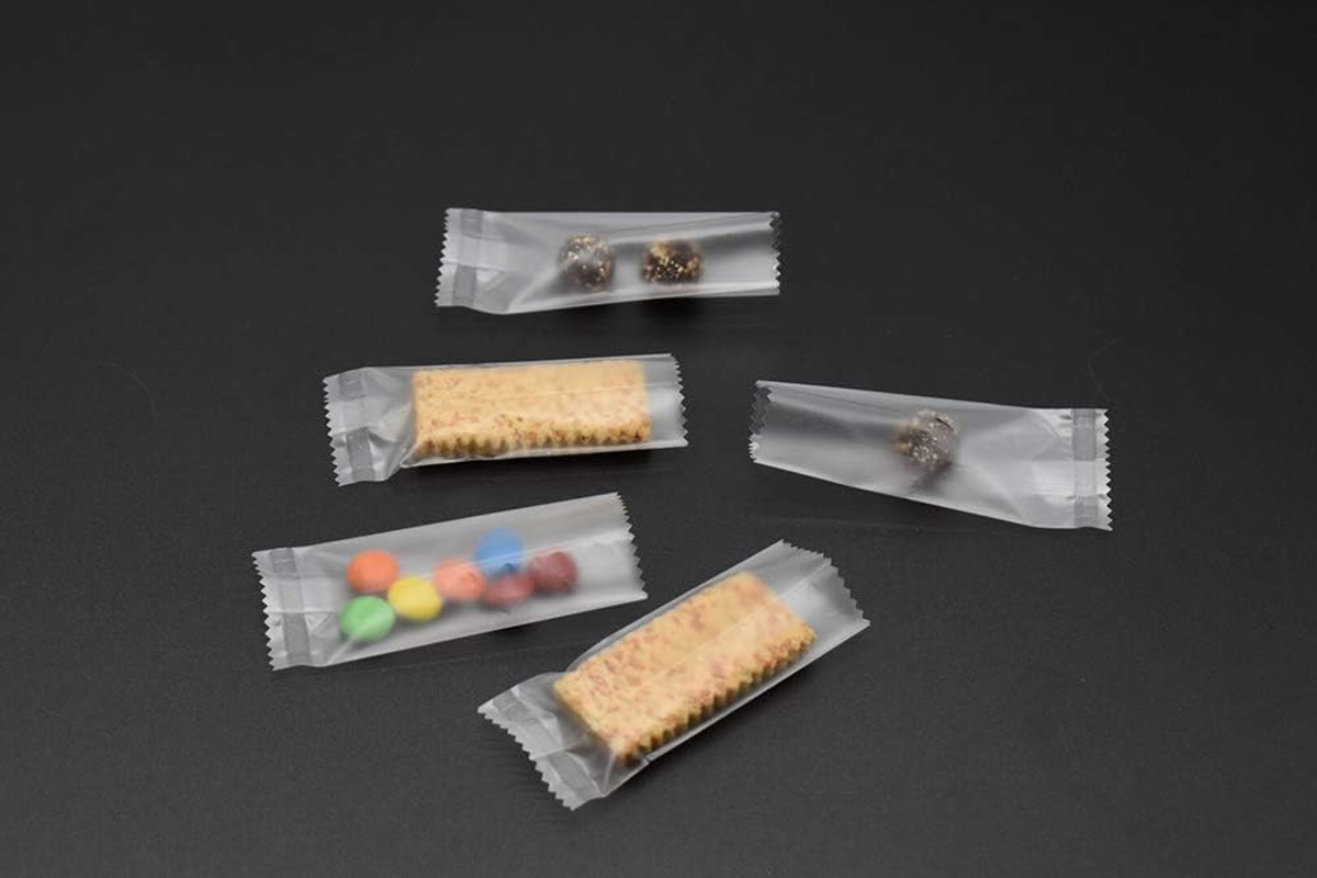 1200Pcs Candy Wrappers for Caramels 3.8"X 1.5", Heat Seala Bags for Nougat, Small Clear Gift Cellophane Bag for Homemade Torrone Italian,Nonstick Hard Candy Packaging image number 5