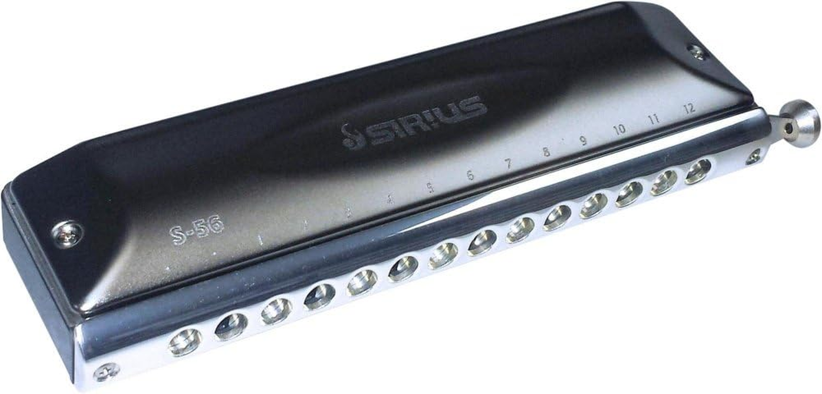 Suzuki Chromatic Harmonica Sirius Series S-56C Long Stroke image number 0
