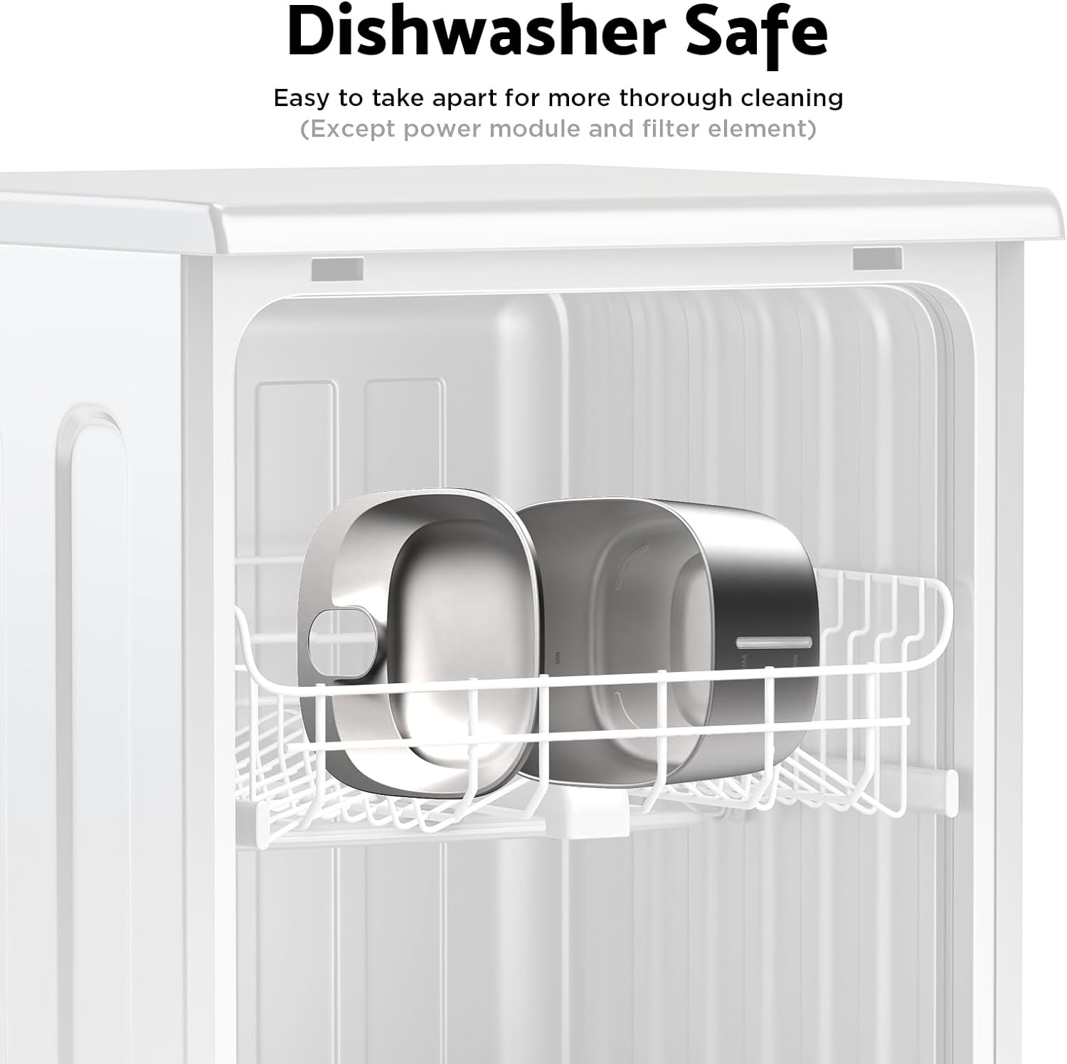 Advwin Cat Water Fountain Battery Operated, Automatic 4L Stainless Steel Pet Water Fountain for Cats Dogs with Motion Sensor, Wireless Ultra Quiet Cat Drinking Fountain image number 5