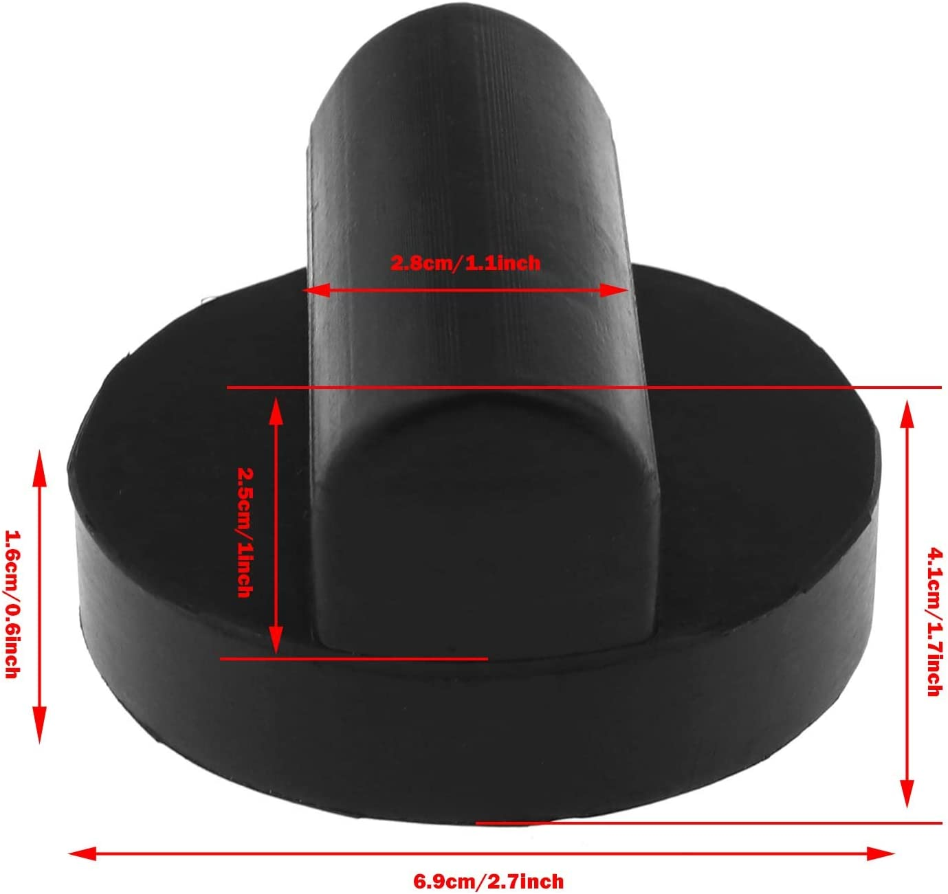 SING F LTD Floor Jack Pad Block Adapter for Pinch Weld Side Rail Stand Hydraulic Ramp Jacking Trolley Lifting Compatible with Audi A6 A7 R8 TT