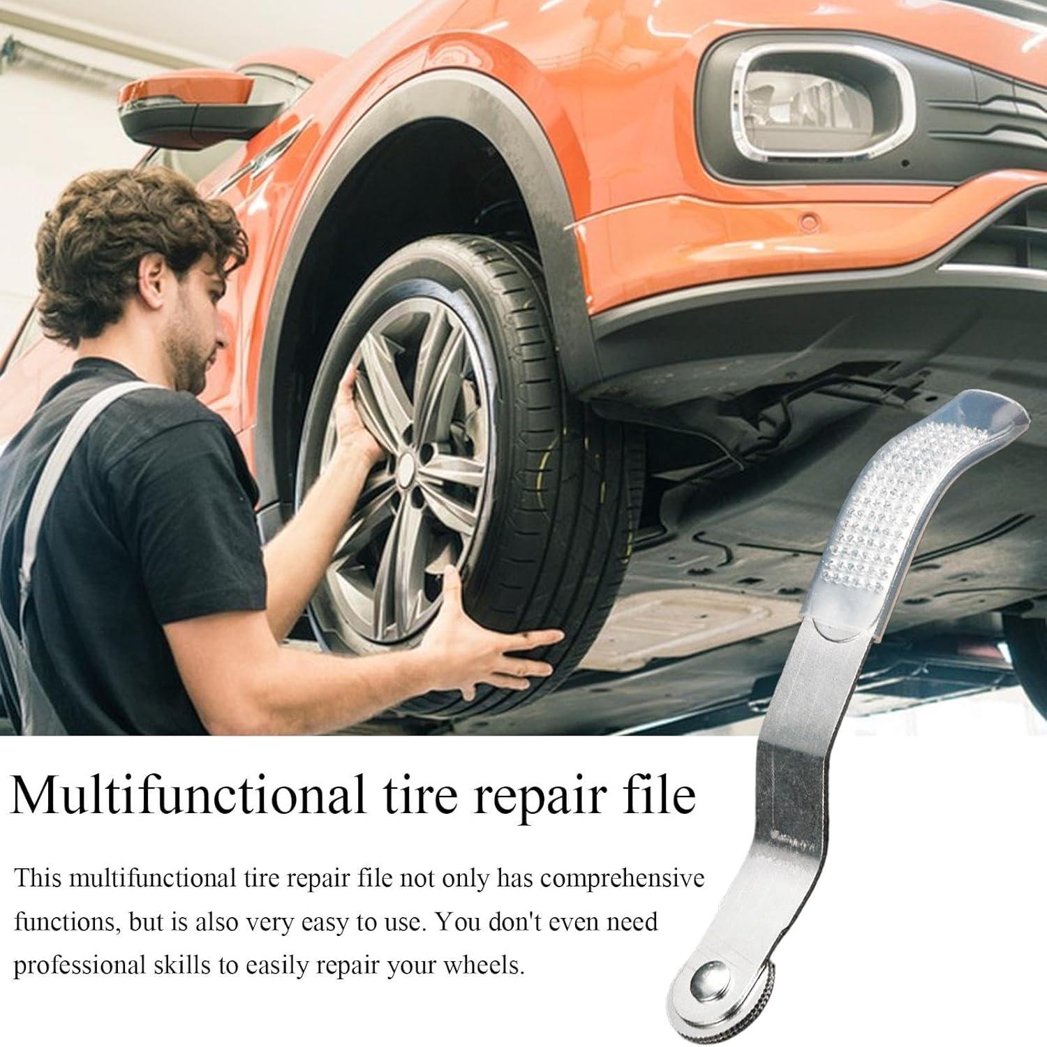 Car Tyre Repair, Tyre Patch Tools, Portable Tyre Scraper Repair Kit, Tyre Repair Patch Tools, Tyre Inner Liner Scraper, Sanding and Polishing Accessories for , Trucks, SUV image number 2