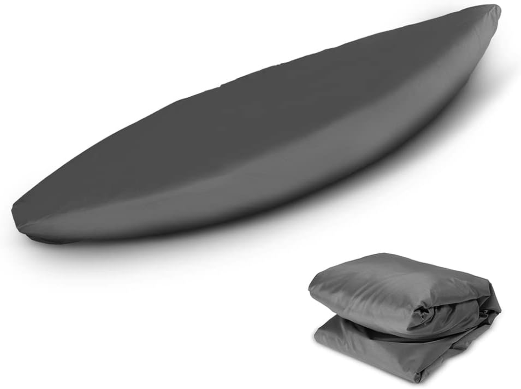 Professional Universal Kayak Cover Canoe Boat Waterproof UV Resistant Dust Storage Cover Shield Grey 6.0M image number 6