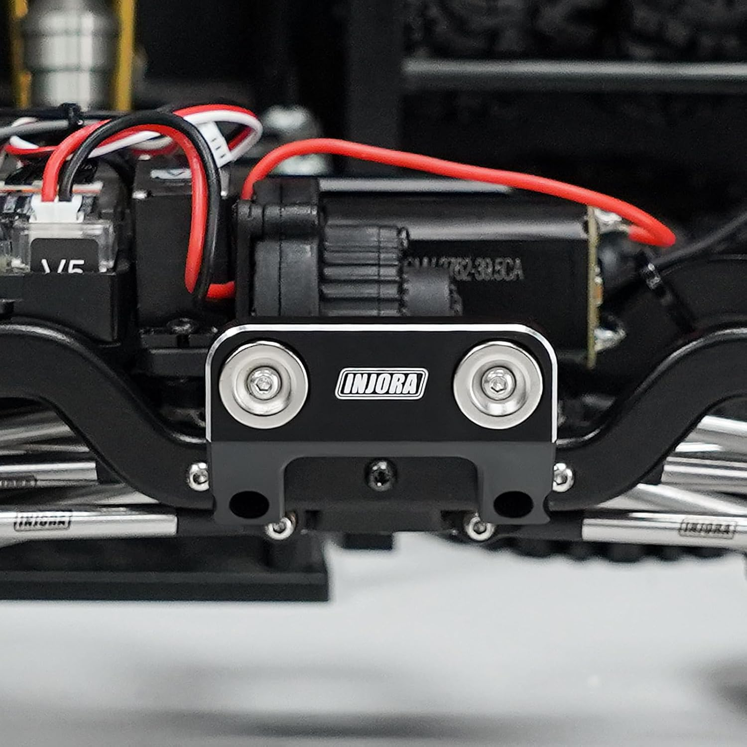 INJORA Magnetic Body Mount Invisible Body Post for FMS FCX18 LC80 1/18 RC Crawler Upgrade image number 1