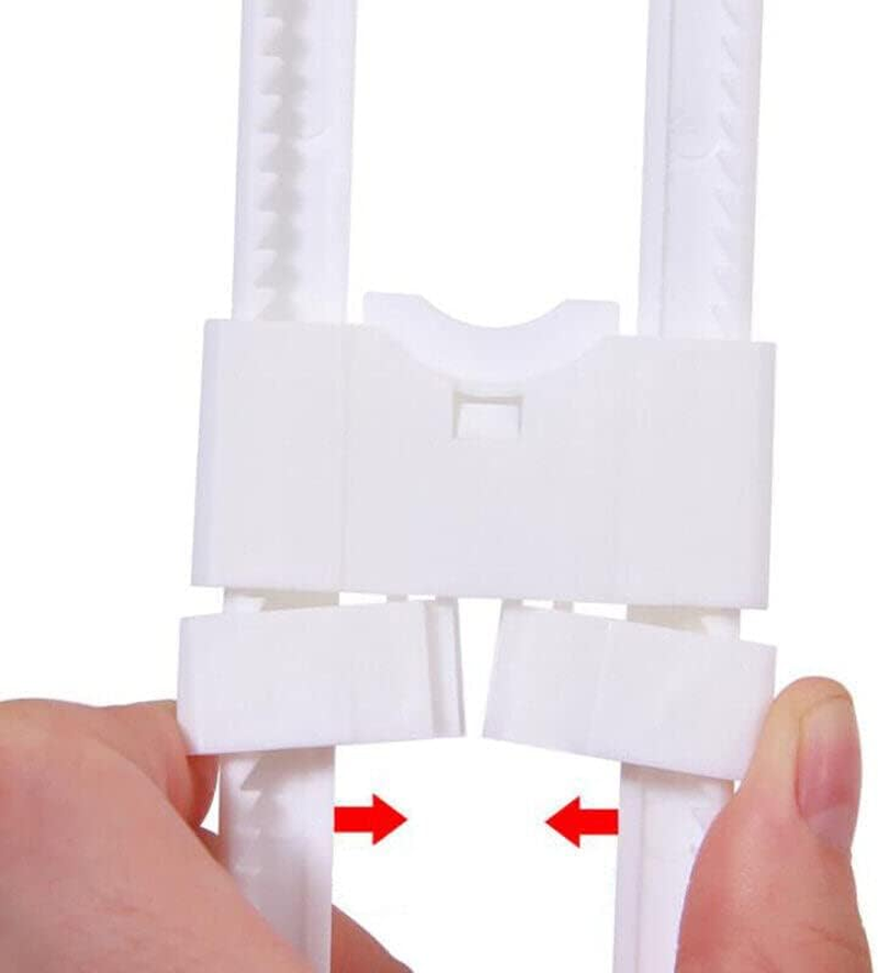 AIMALL Baby Safety Lock Child Kids U-Shaped Drawer Door Cabinet Cupboard Lock, Durable Plastic image number 3