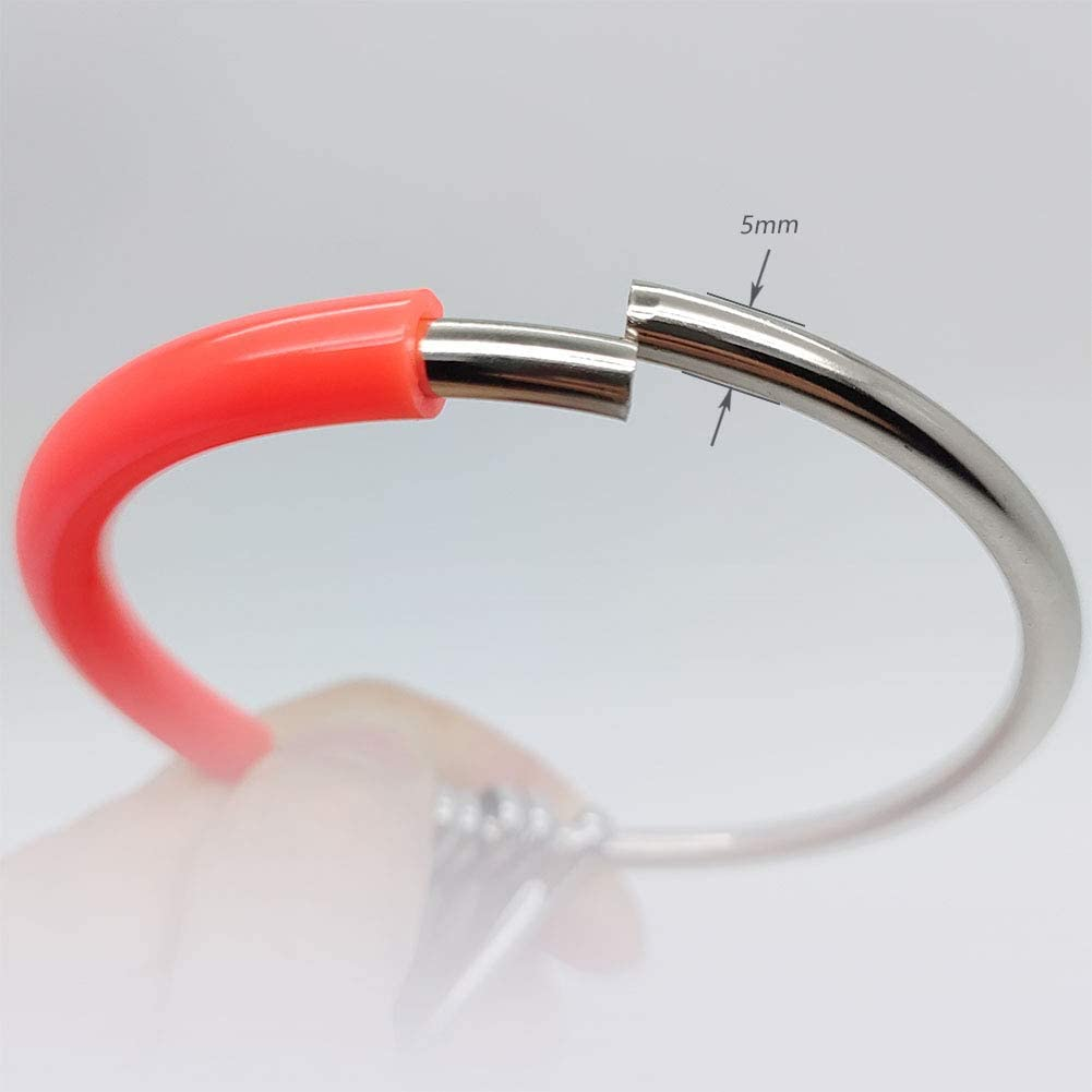 Portable Metal Ring Key Organizer with 16 Spring Hooks & Key Tags with Ring and Label Window image number 1