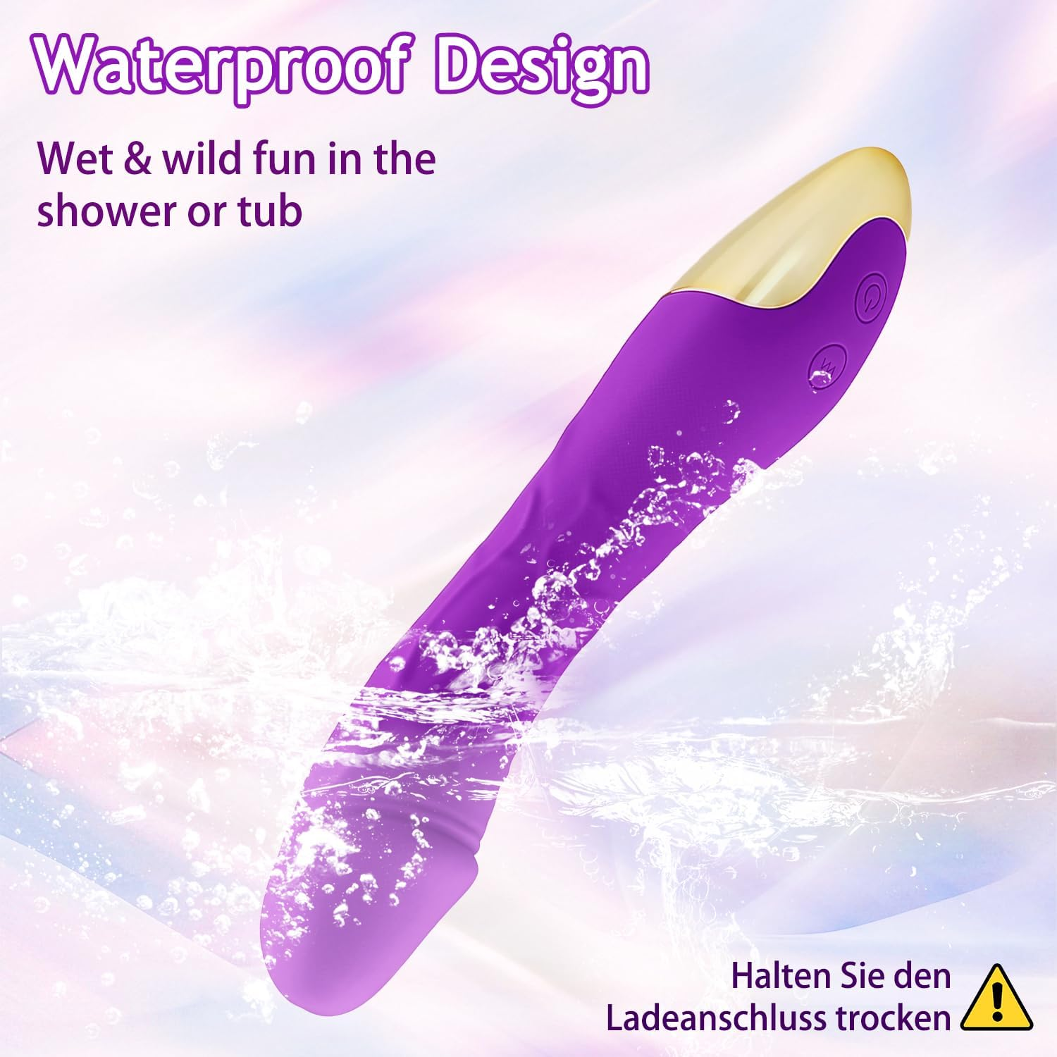 Handheld Massages Toy for Women (Lavender) image number 2