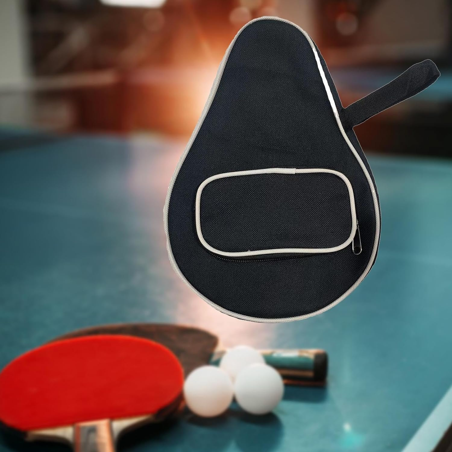 UGPLM Table Tennis Racket Cover, Table Tennis Paddle Case, Professional Durable Racket Organizer, Table Tennis Storage Bag for Outdoor Travel image number 5