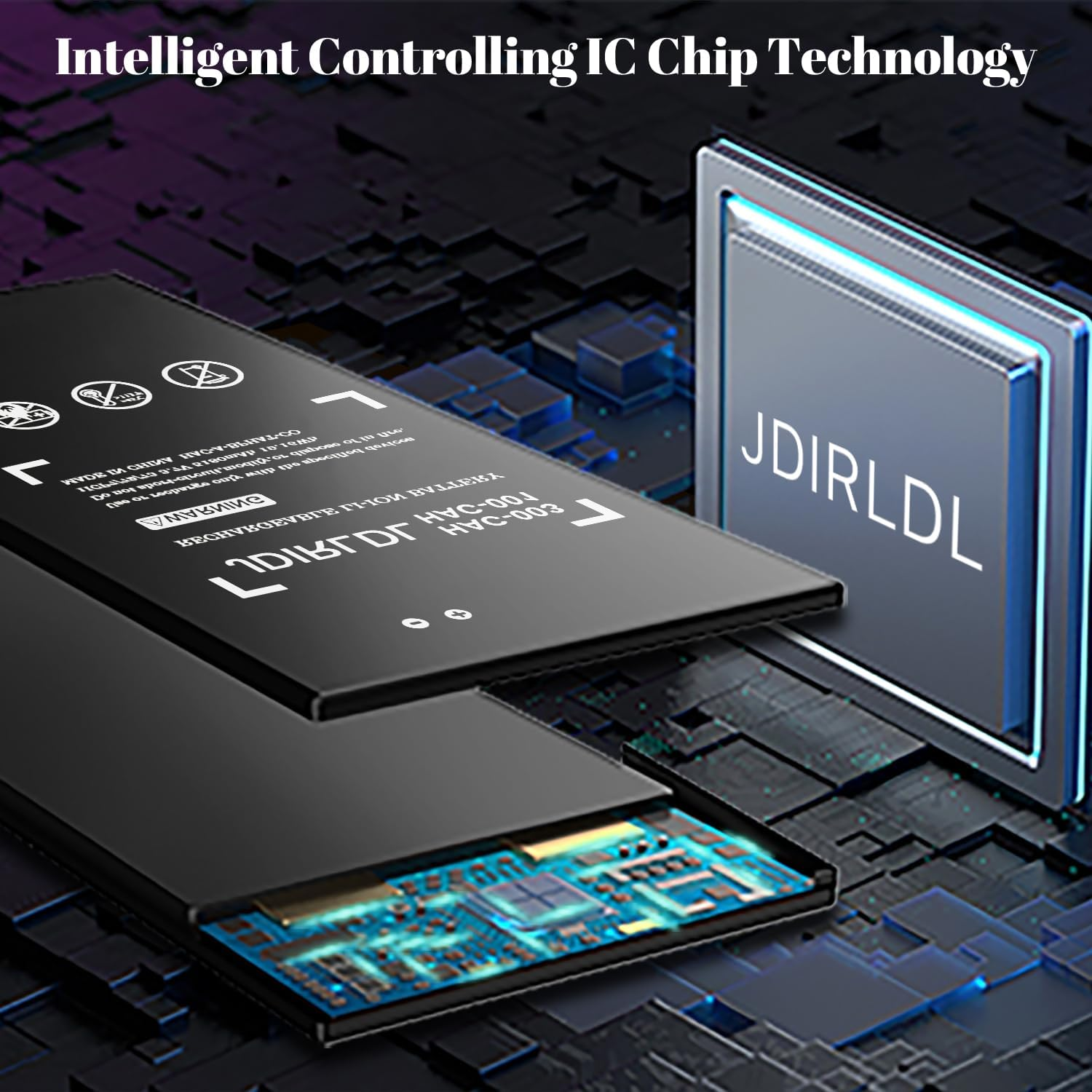 Battery for HAC-003, [2025 Upgraded] 5180Mah Replacement Battery for Nintendo Switch 2017 Game Console HAC-001 HAC-A-BPHAT-C0 HAC-S-JP Internal Battery image number 5