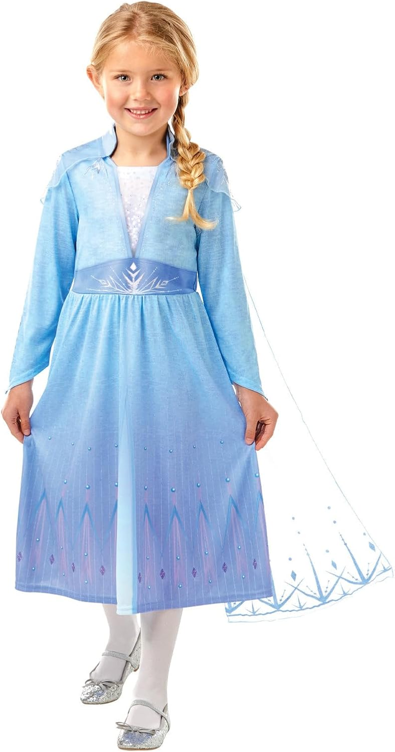 Elsa Deluxe Costume for Kids - Disney Frozen 2 - Medium (5-6 Yrs) image number 2