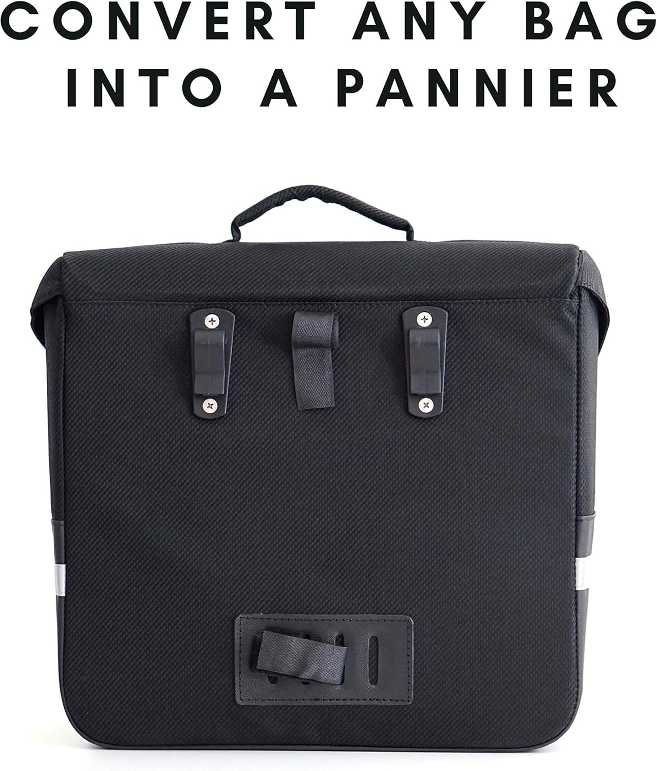 Vincita Bike Pannier Hooks Kit - to Convert Any Bag into a Bicycle Pannier Bag -Can Be Used with Rack Diameter up to 13 Mm- One Set of Pannier Mounting Attachment Hardware (Plastic) image number 6