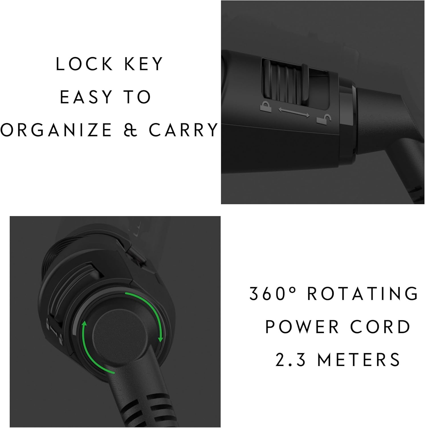 AINA Hair Straightener Brush, Flat Iron | Titanium Plates Dual Voltage Hair Straightening Curling Iron 2 In1 | Resolve Tangled Frizz (Black) image number 6