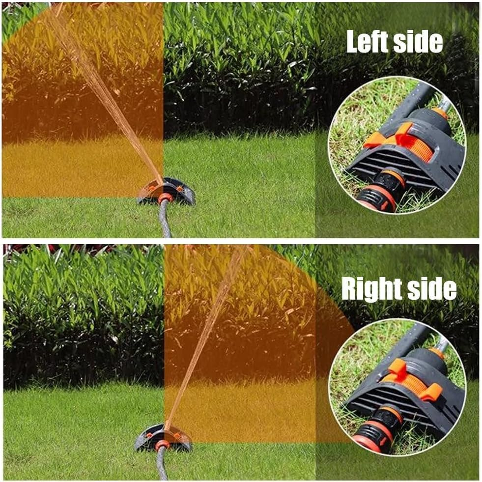 Garden Lawn Sprinkler, Oscillating Square Sprinkler, 4 Adjustable Sprinkler Range, Garden Sprinkler 180&deg; Large Areas