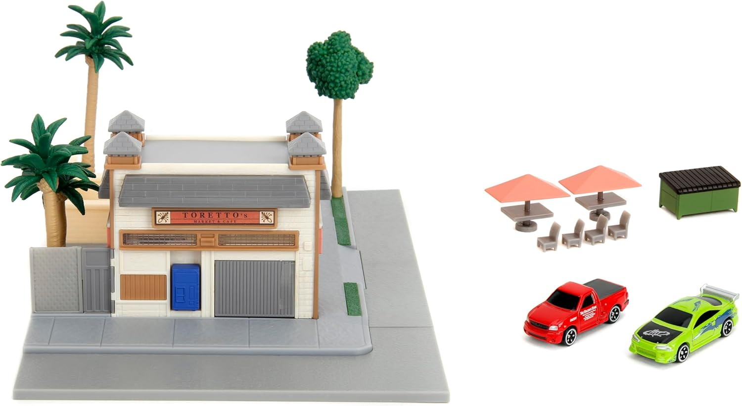 Fast & Furious - Toretto'S Cafe Nanoscene W/2Vehicles image number 5