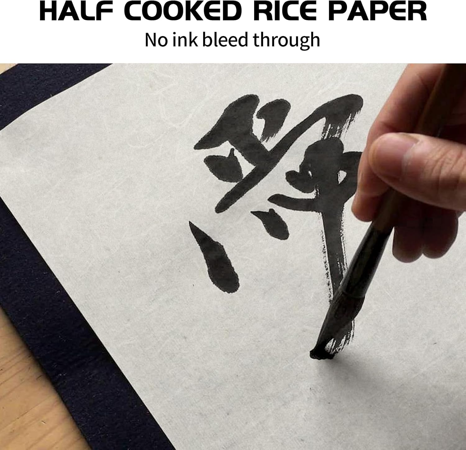 FIVEIZERO 50 Sheets A4 Mulberry Paper Natural Fiber Rice Paper, 8.3X11.7In White Decoupage Tissue Paper for Crafts, Gift Wrapping image number 5