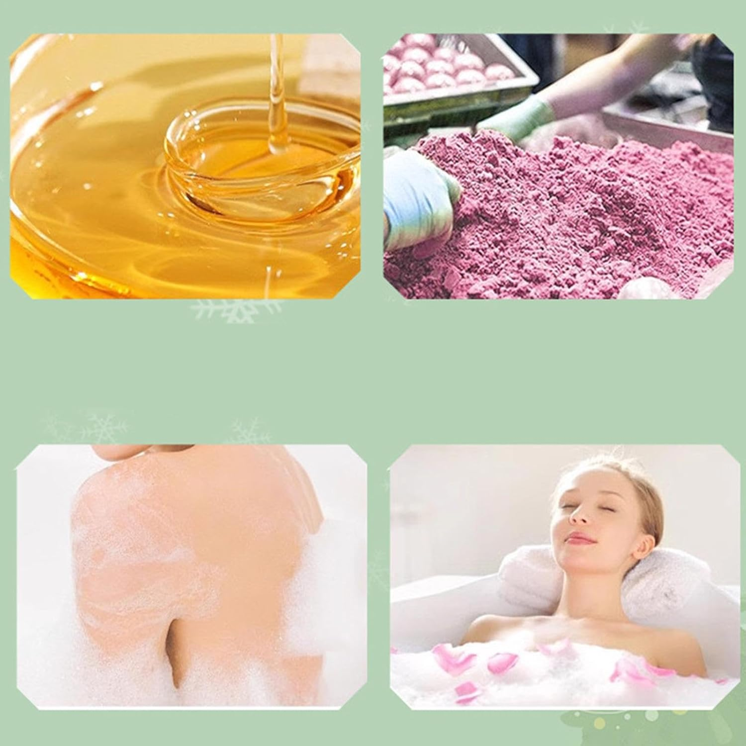 Christmas Bath Bombs - 4 X Christmas Children Bathbombs,Organic Bubble Bath Shower Salts, 4 Fragrance and Shapes Home Spa Fizzies Bubble Bath for Kids Boys Girls Children image number 1