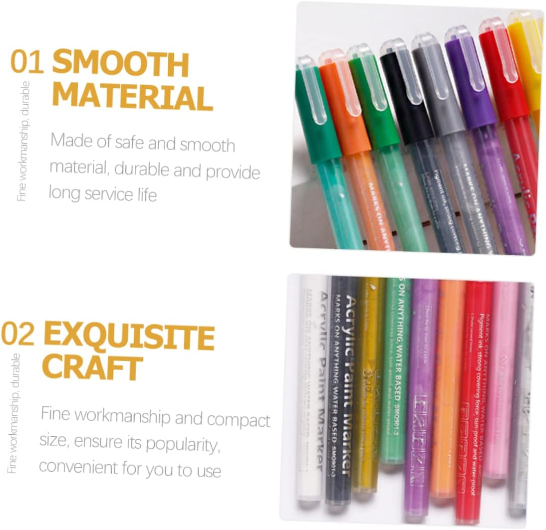 12Pcs Manicure Kit Nail Art Pens Graffiti Line Pen Painting Tool for Diy image number 1