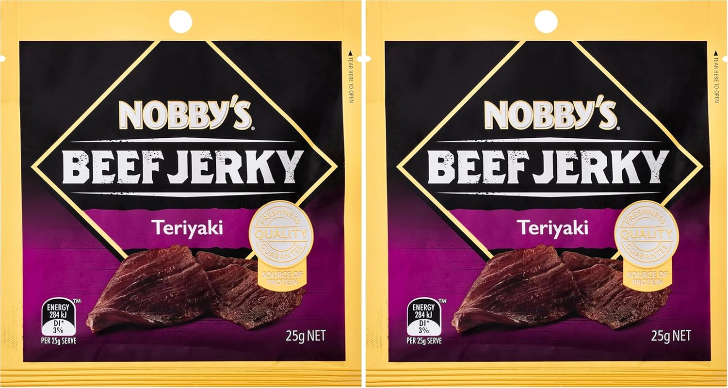 Nobby&rsquo;S Beef Jerky Teriyaki 25G image number 1