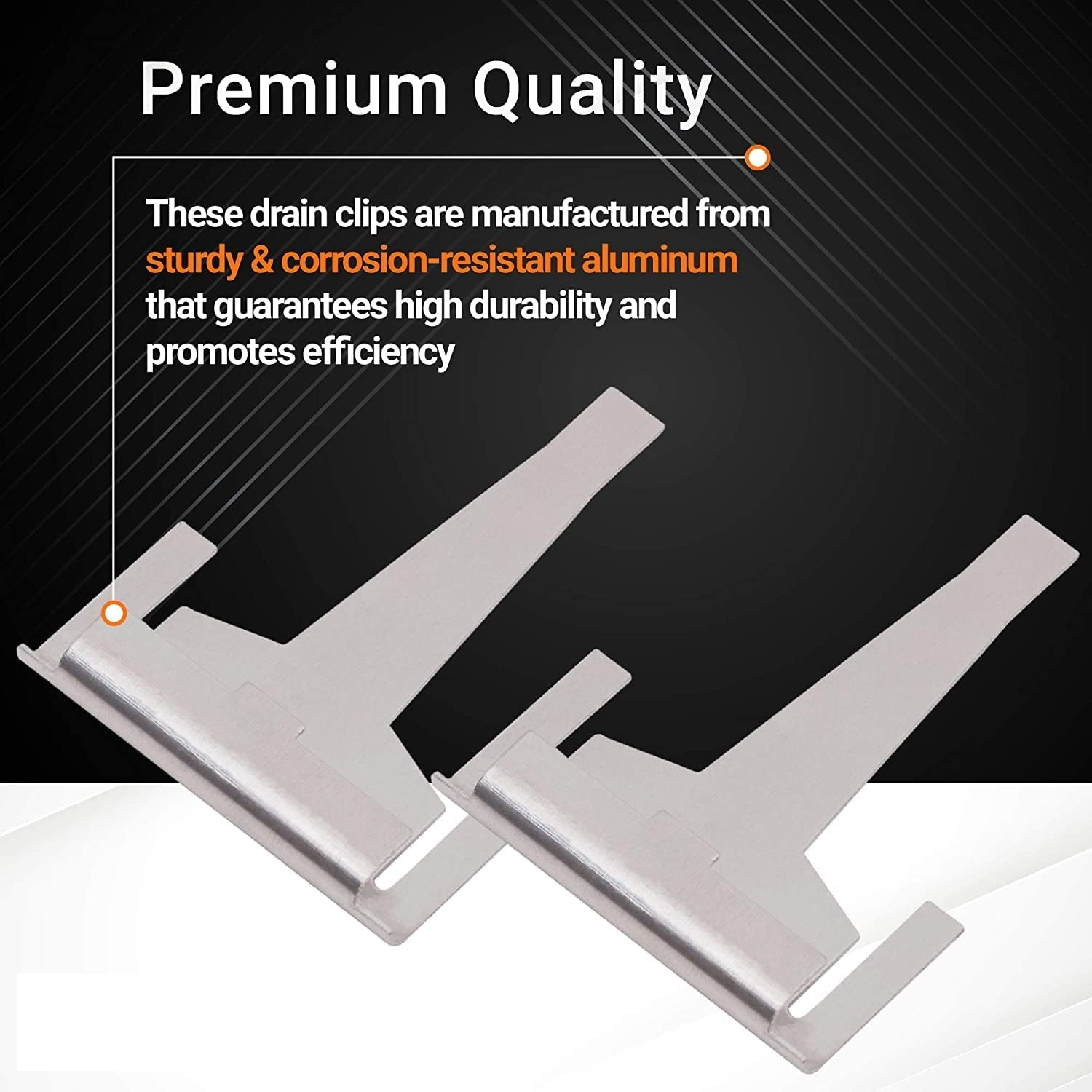 DA61-06796A Refrigerator Clip Drain Evaporator Refoem - Solve the Ice Buildup Problem - Perfect Fit for Samsung Refrigerators - Replaces DA61-06796A PS4145120 - Pack of 2