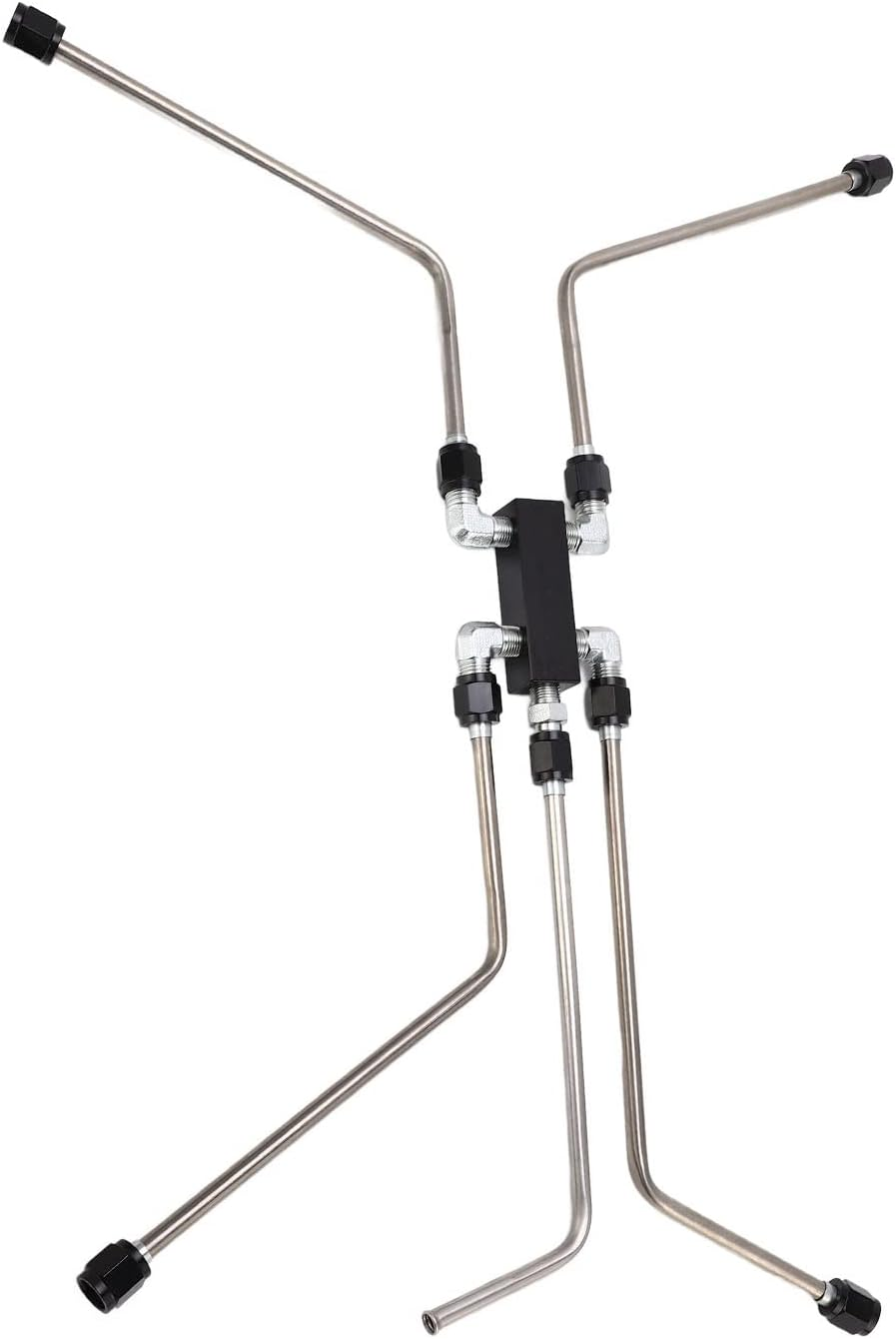 Jiawu LS Coolant Crossover Steam Vent Kit for LS1 LS2 LS3 LS6 LS7 LSX Engines, Complete Stainless Steel LS Steam Port Kit, Coolant Crossover Replacement Kit image number 1