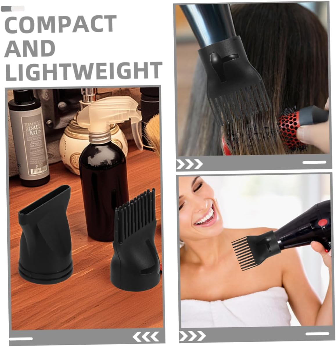 6Pcs Curly Hair Diffuser Attachment Hair Dryer Nozzle for Quick Drying Styling at Home Salon Efficient Heat Distribution image number 1