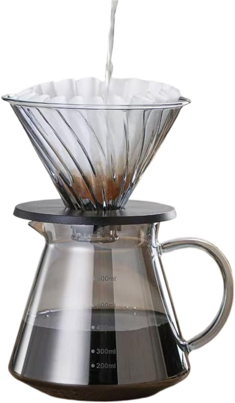 Pour over Coffee Maker 20Oz/600Ml Drip Coffee Machine for Home Cafe Office