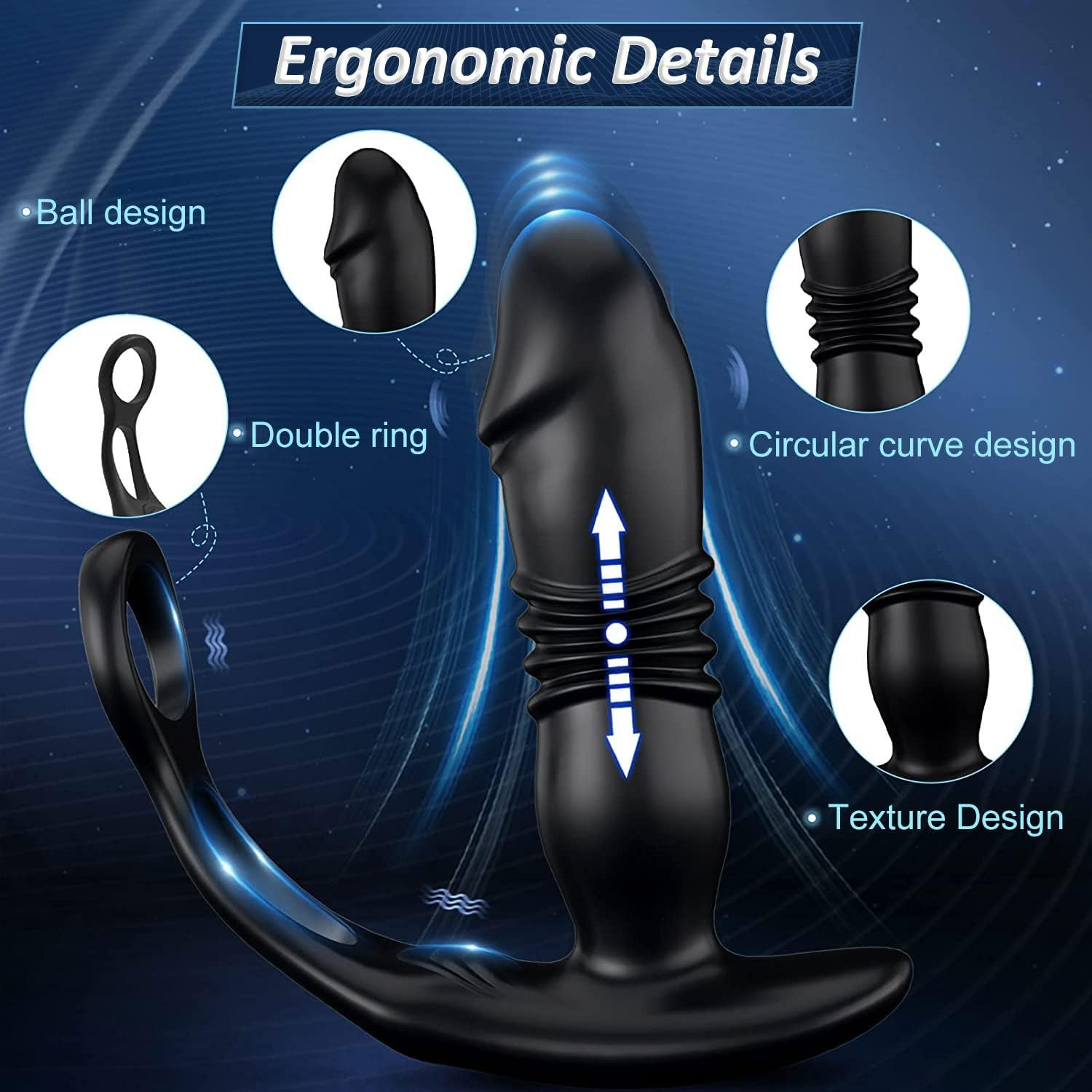 Portable Toy Plug for Men Women Couples Soft Gift Adult Sillicone Toy for Men image number 6