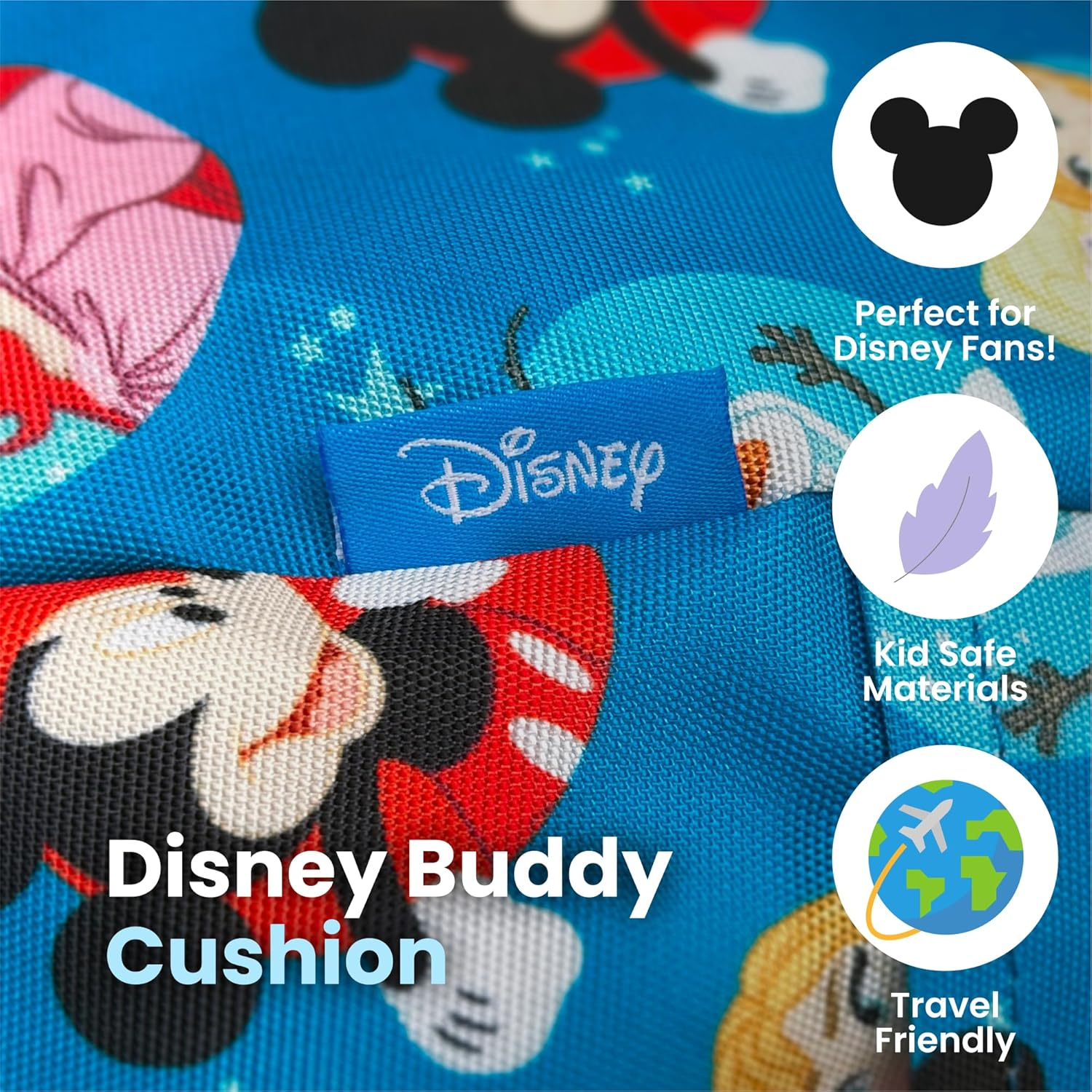 Pebble Gear Buddy Cushion Disney Multi Character image number 6