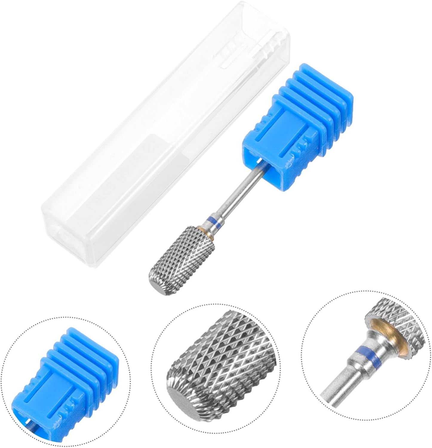 FRCOLOR Nail Removal Grinding Head Tungsten Drill Bit for Acrylic Nails Cuticle Cleaner Builder Gel Remover image number 2