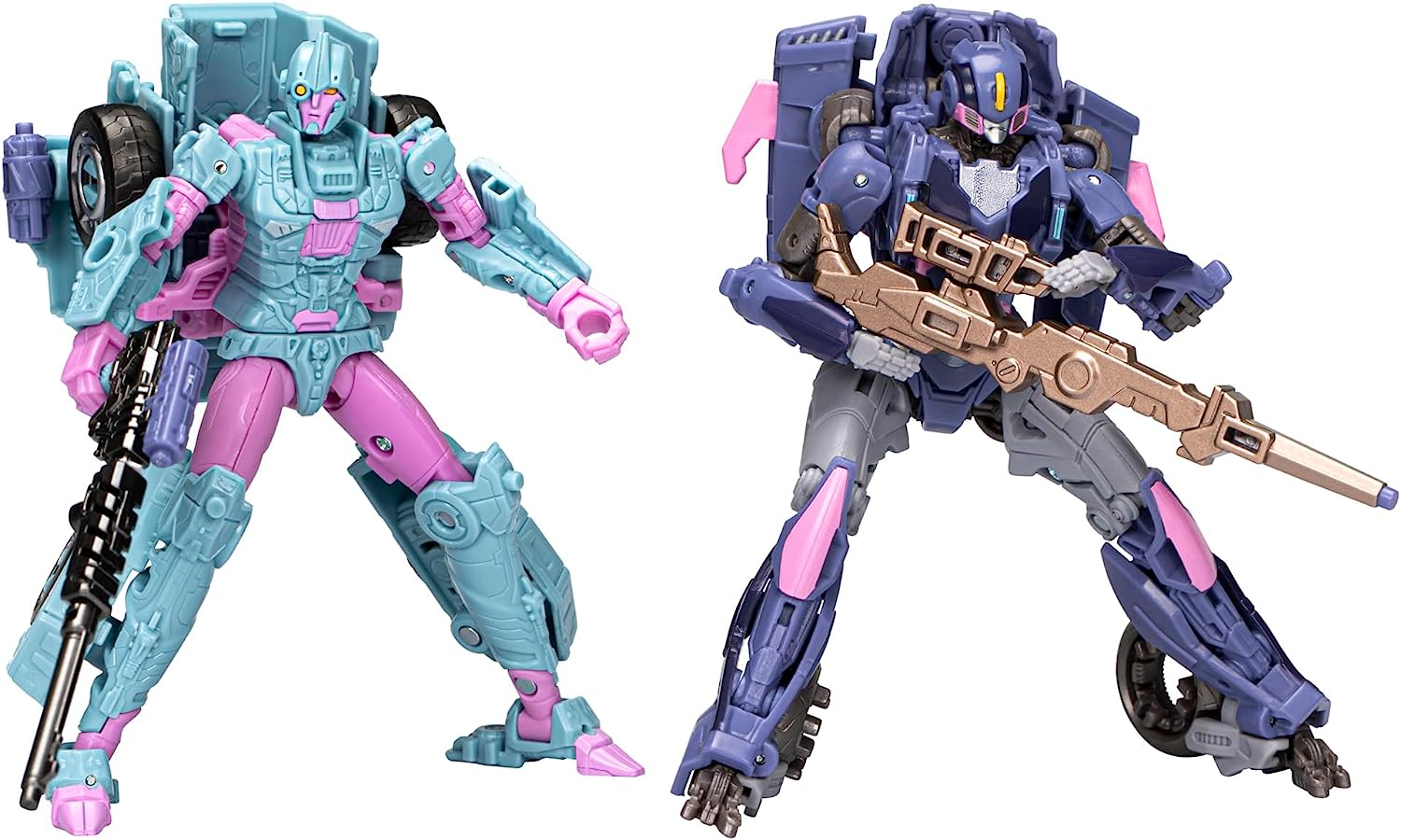 Transformers Toys Legacy Evolution Deluxe Senate Guard Autobot Javelin & Ascenticon Kaskade Deadeye Duel 2-Pack, Action Figures for Boys and Girls Ages 8 and Up image number 2