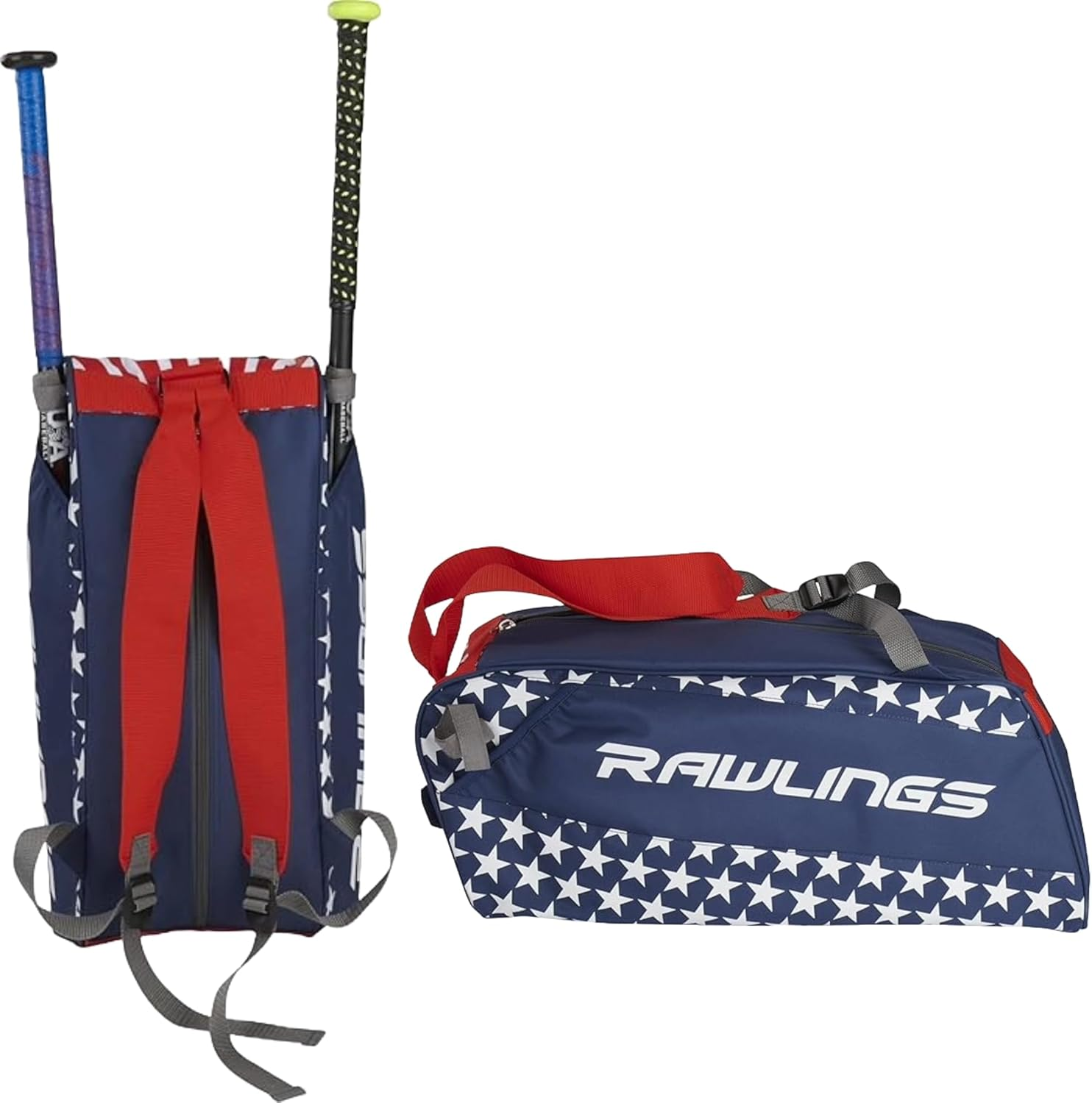 Rawlings | Remix T-Ball & Youth Equipment Bag Series | Baseball/Softball | Backpack & Duffel Options | Multiple Colors